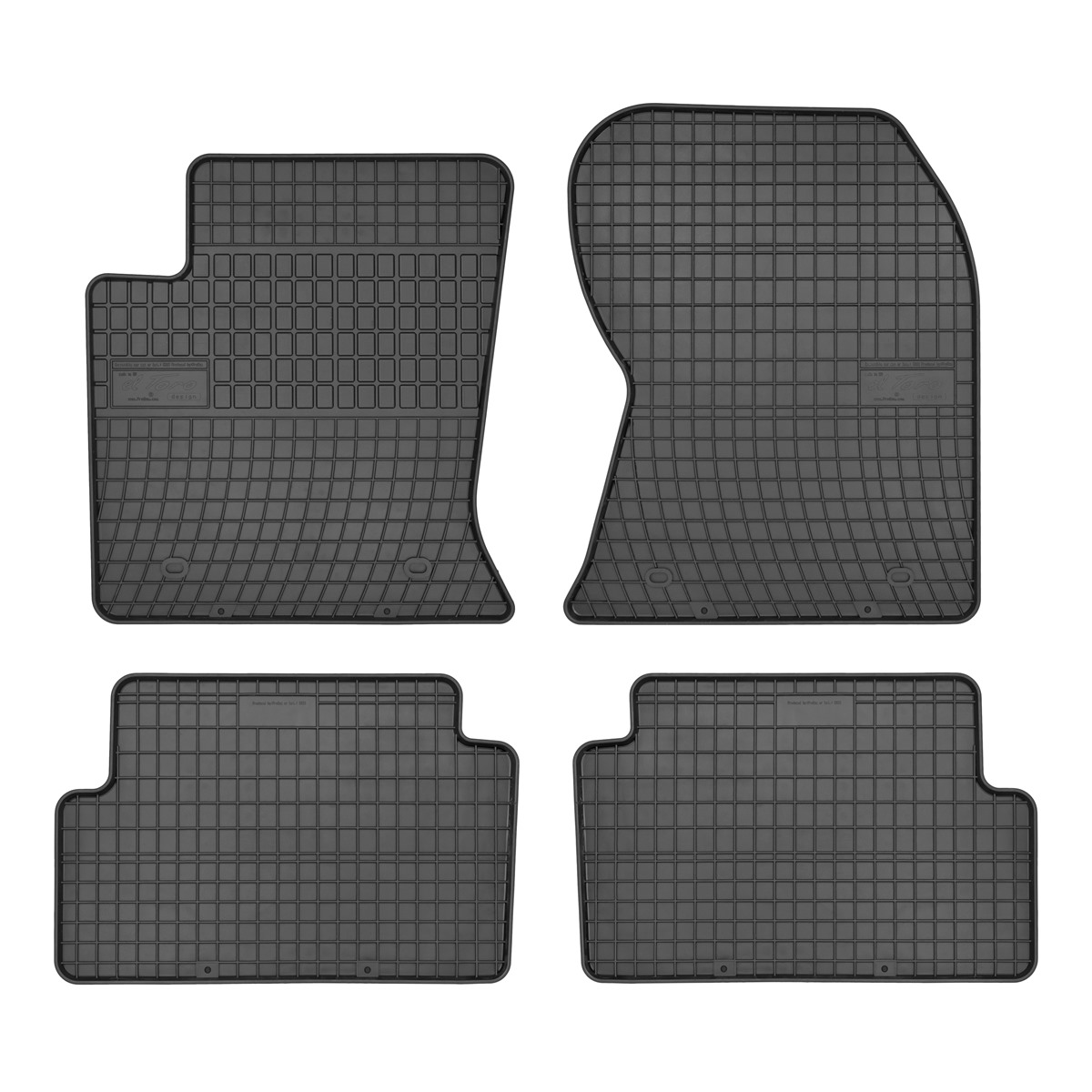 Rubber car mats for Ford Focus 1998-2005 4pcs Frogum