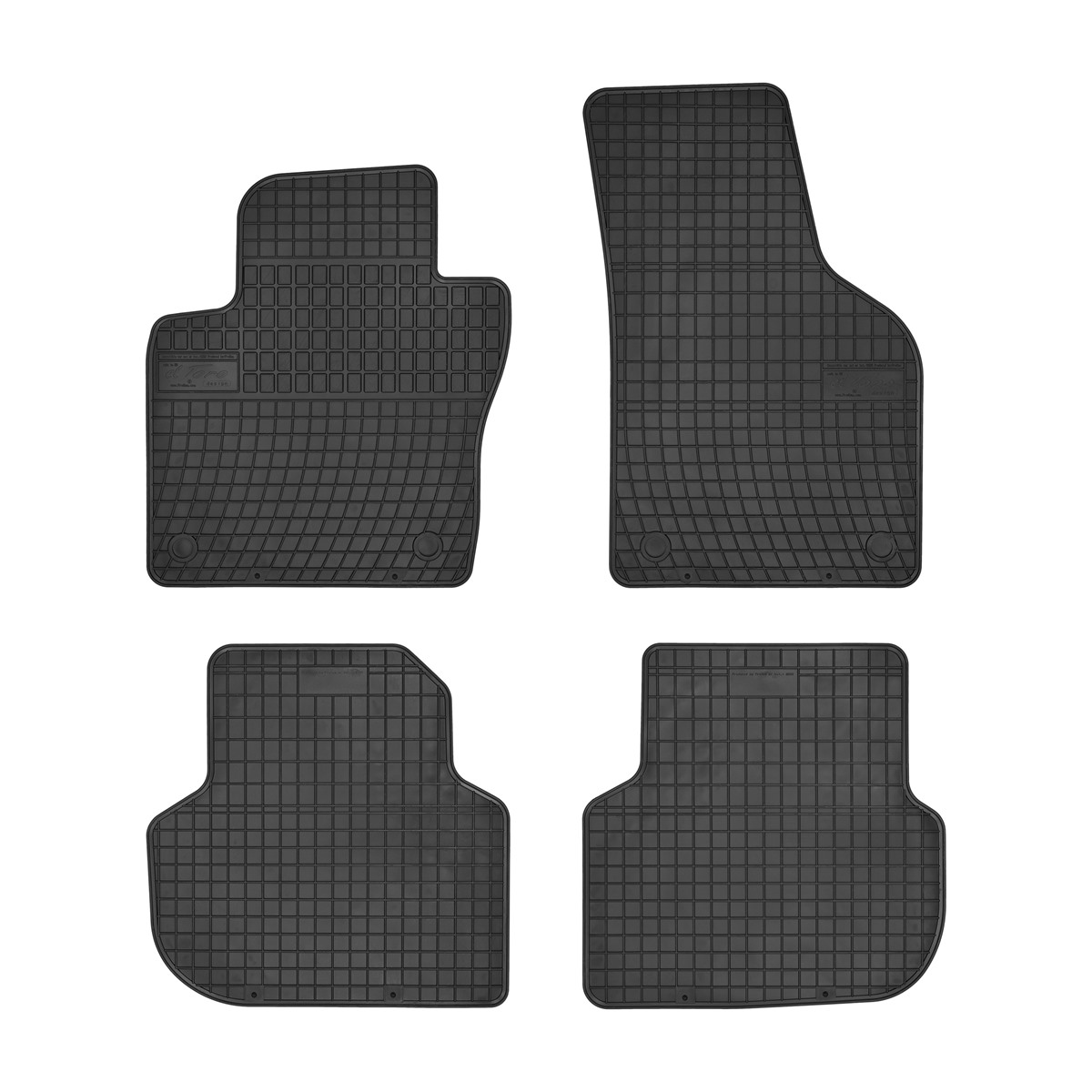 Rubber car mats for VW Jetta 2010-2018 4pcs Frogum