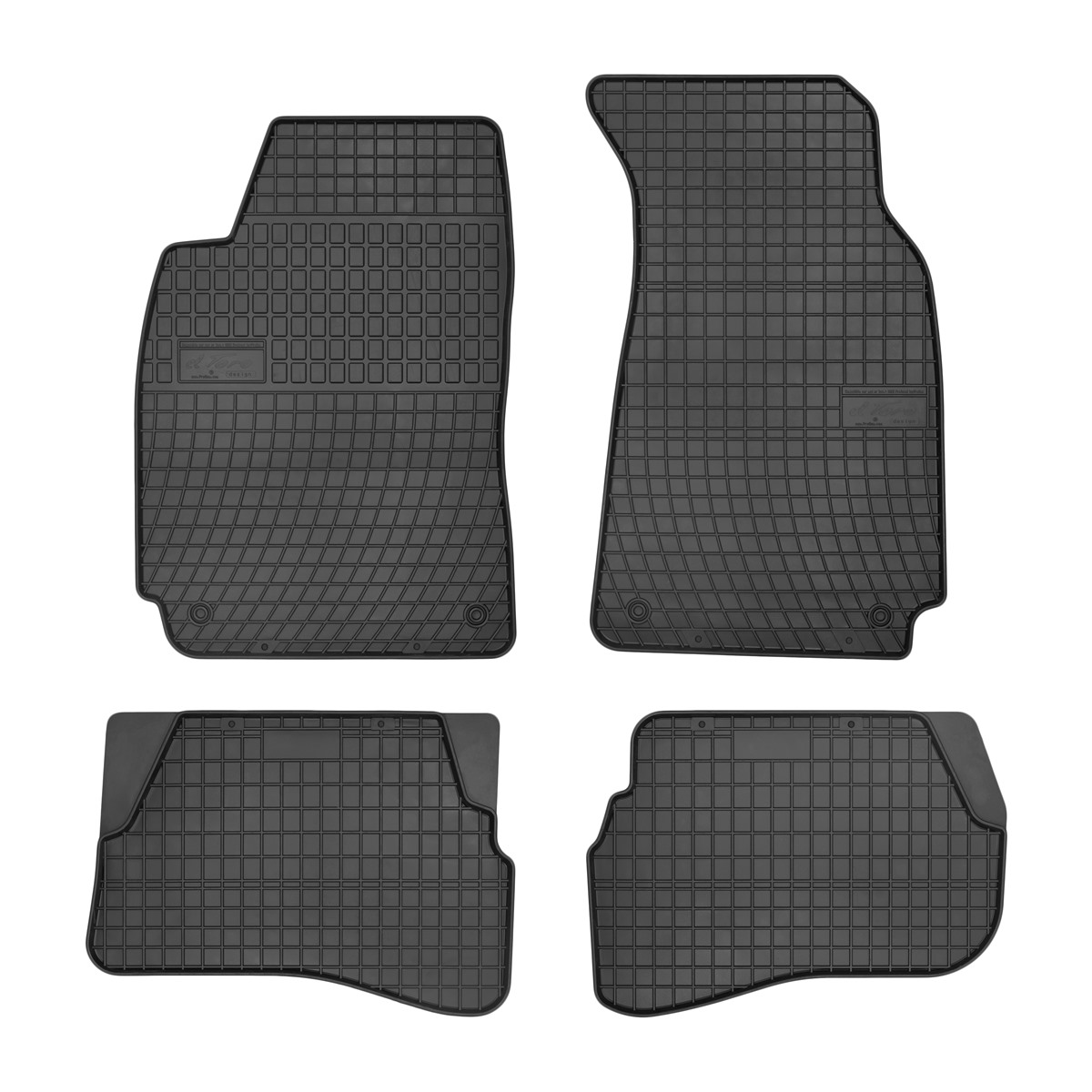 Rubber car mats for VW Passat 1997-2005 4pcs Frogum