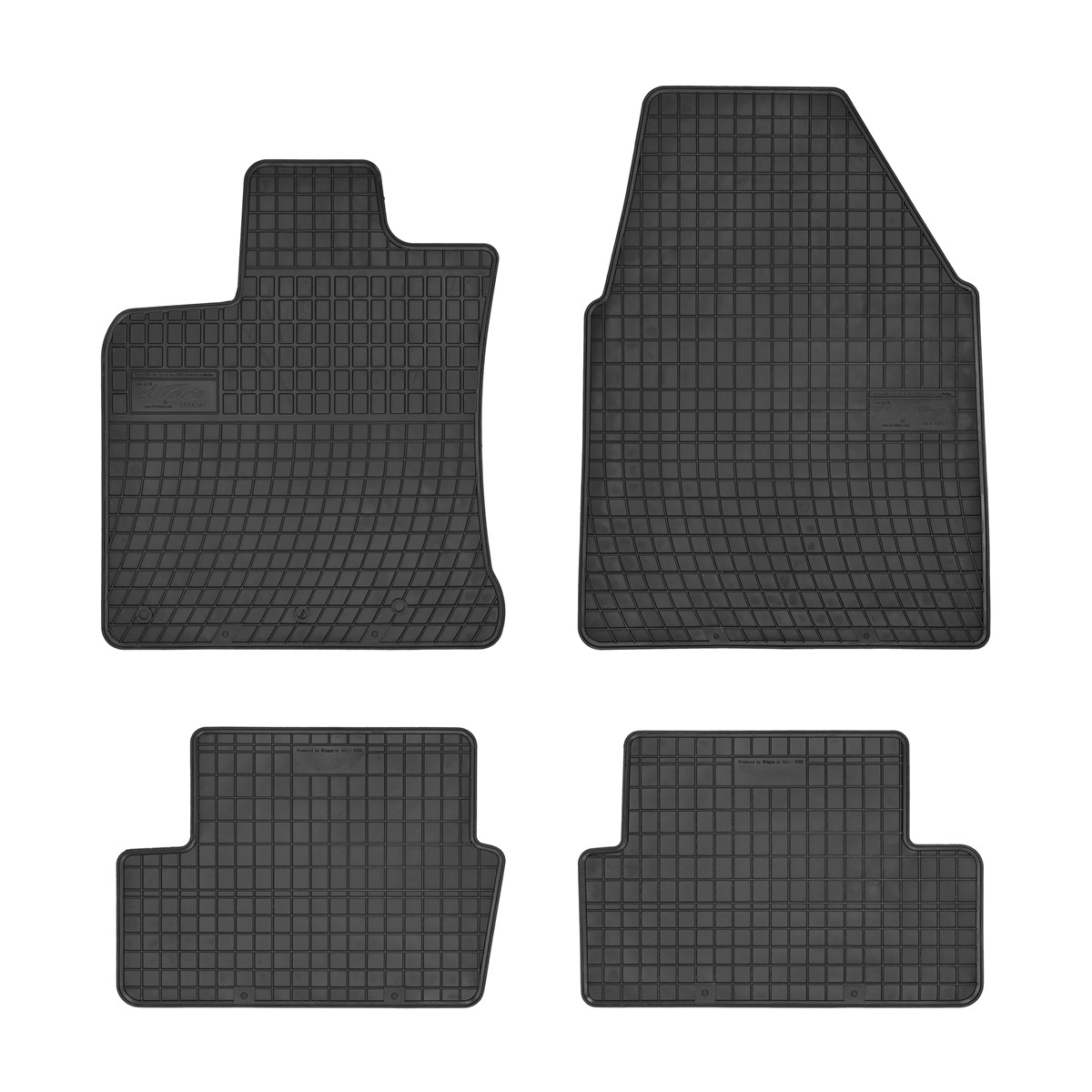 Rubber car mats for Nissan Qashqai 2007-2013 4pcs Frogum