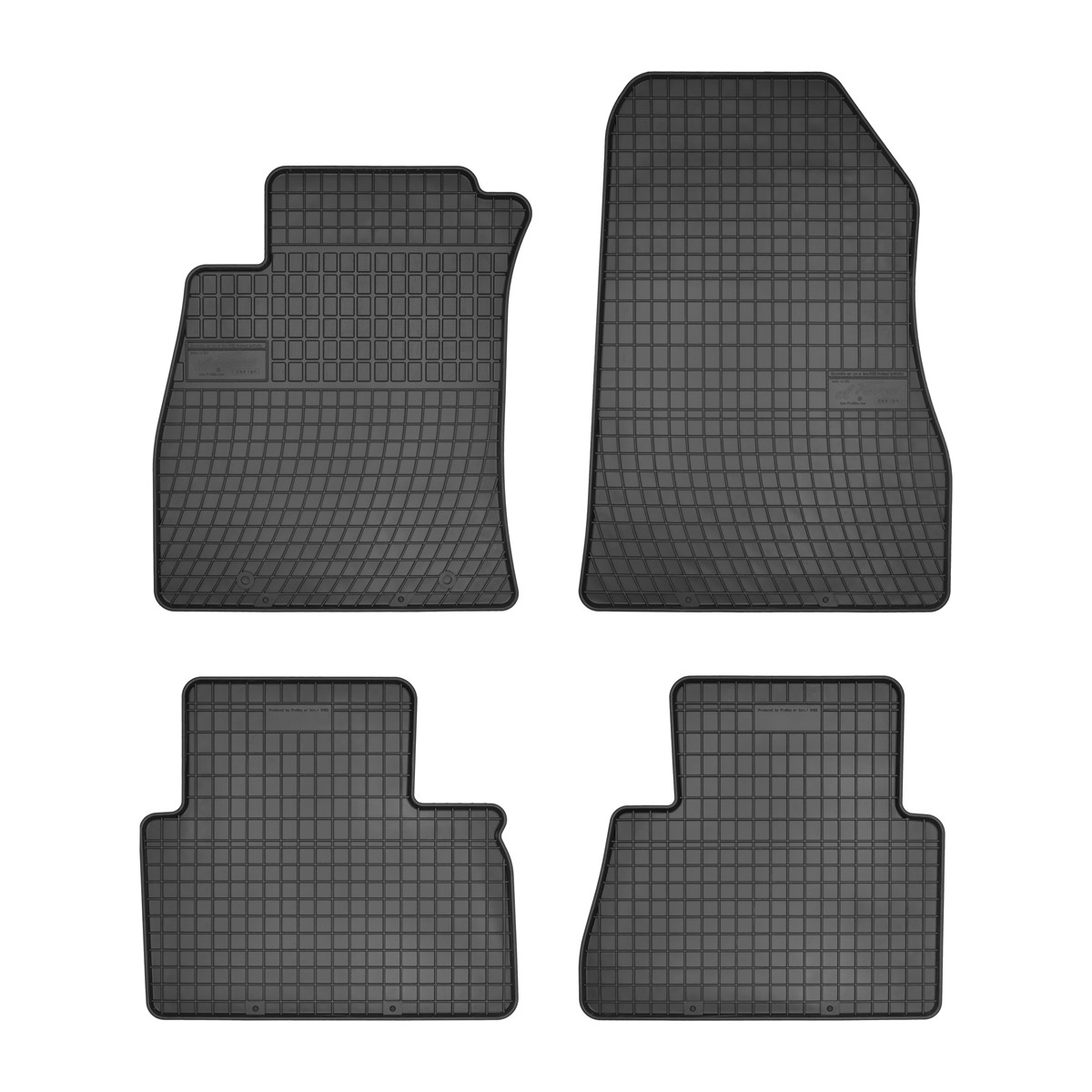 Rubber car mats for Nissan Juke 2010-2019 4pcs Frogum