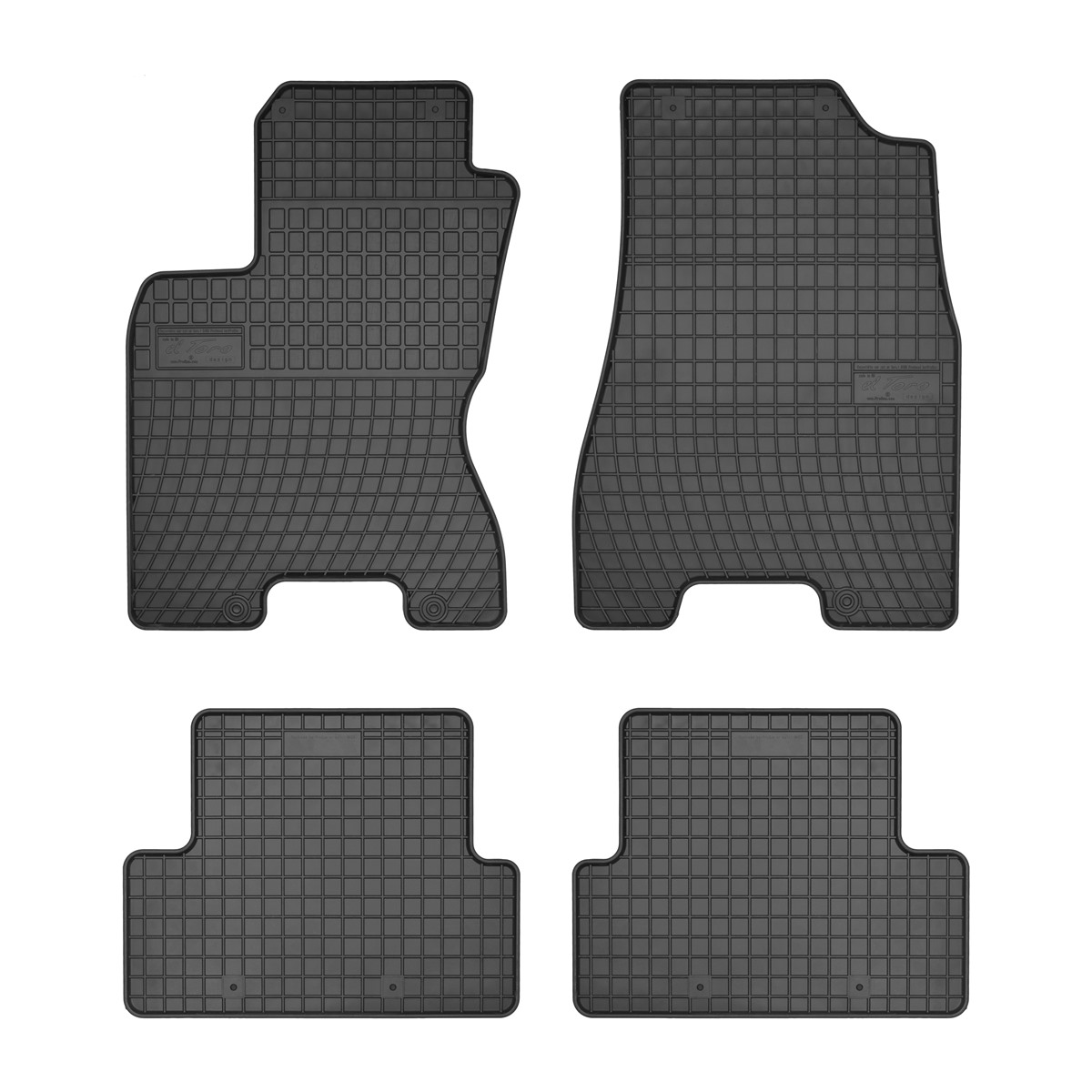 Rubber car mats for Nissan X-Trail 2008-2013 4pcs Frogum