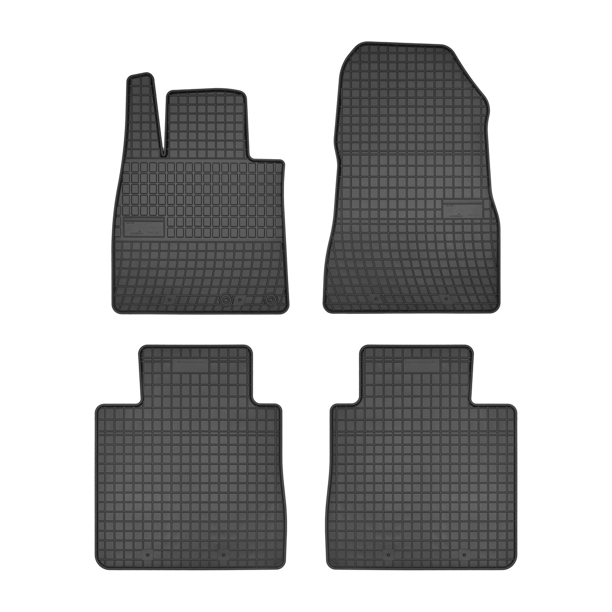 Rubber car mats for Nissan Note 2013-2020 4pcs Frogum