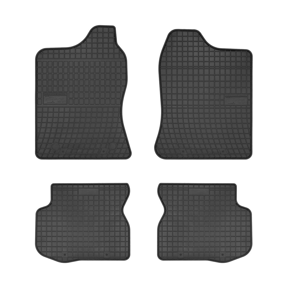 Rubber car mats for Suzuki Jimny 1998-2017 4pcs Frogum