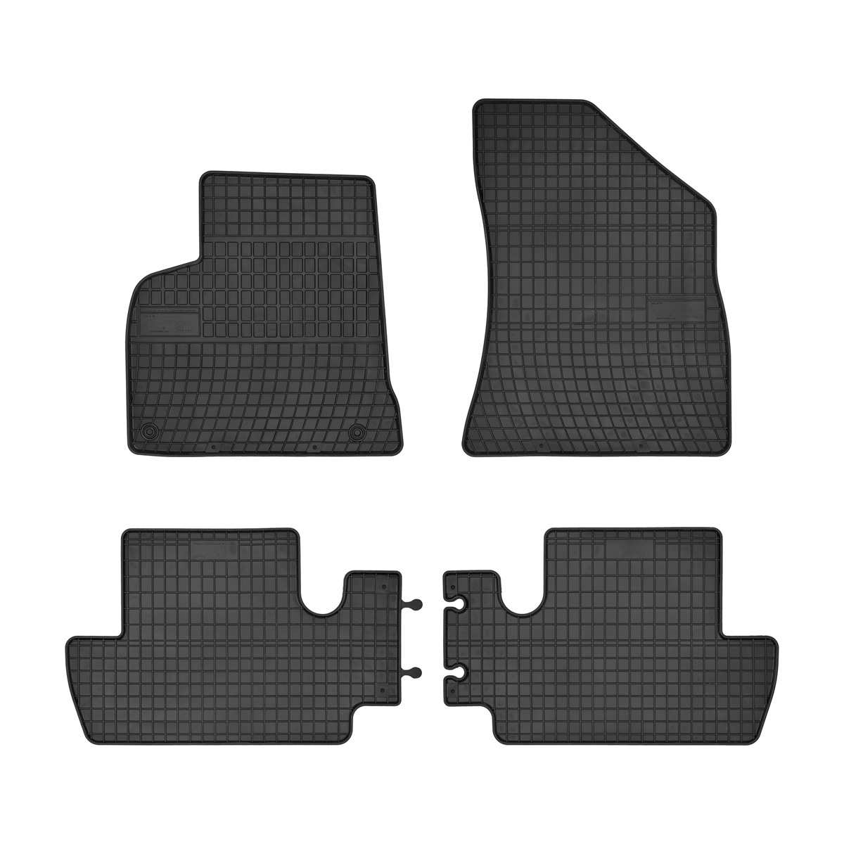 Rubber car mats for Peugeot 3008 2009-2016 4pcs Frogum