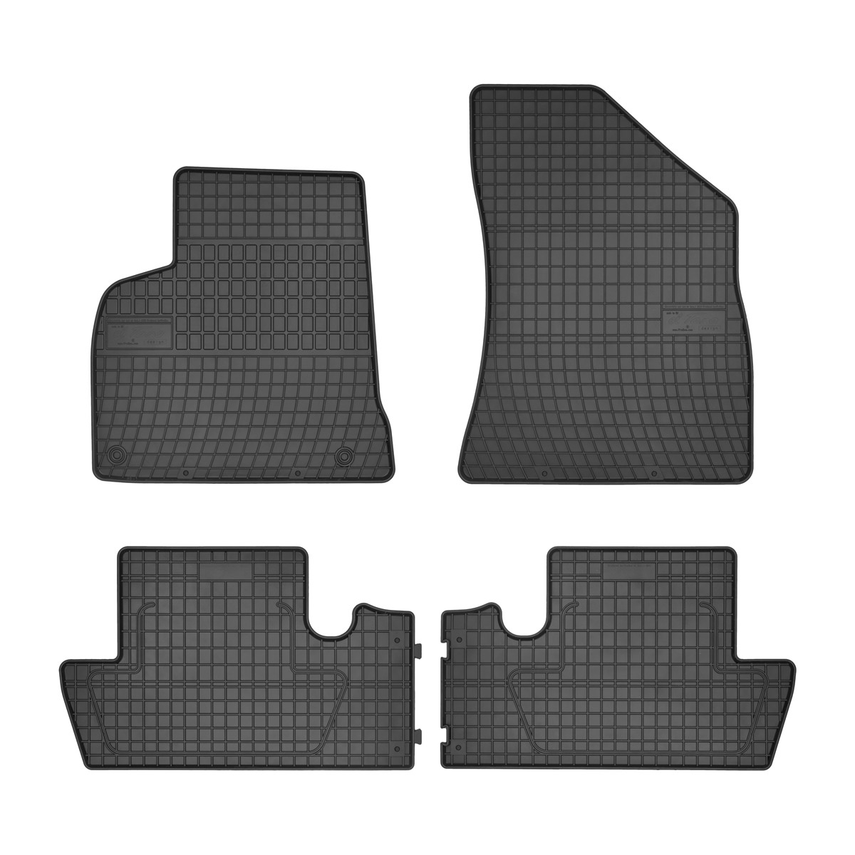 Rubber car mats for Peugeot 5008 2010-2017 4pcs Frogum