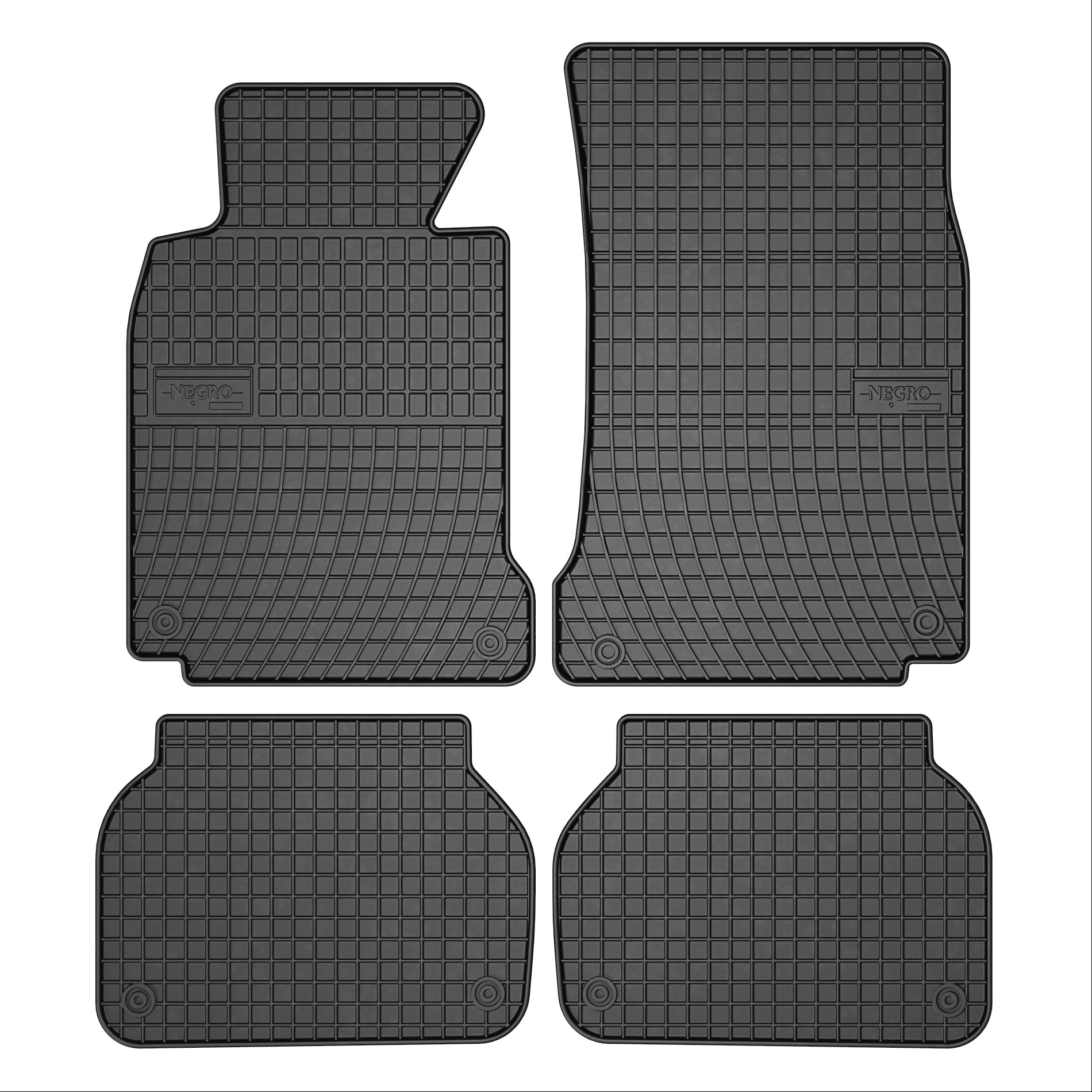 Rubber car mats for BMW E39 1995-2009 4pcs Frogum