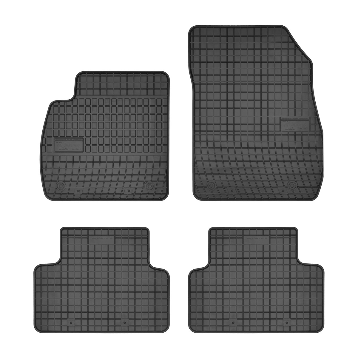 Rubber car mats for Opel Zafira Tourier 2011-2019 4pcs Frogum