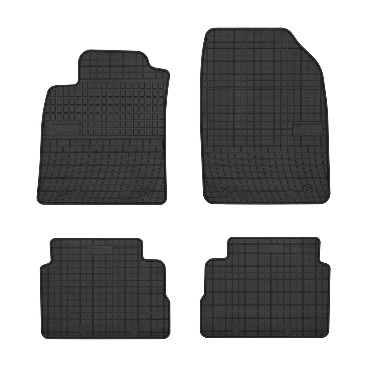 Rubber car mats for Opel Vectra 2002-2008 4pcs Frogum