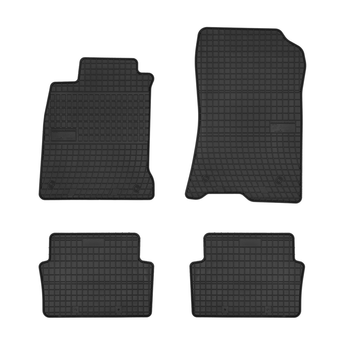 Rubber car mats for Renault Laguna 2007-2015 4pcs Frogum