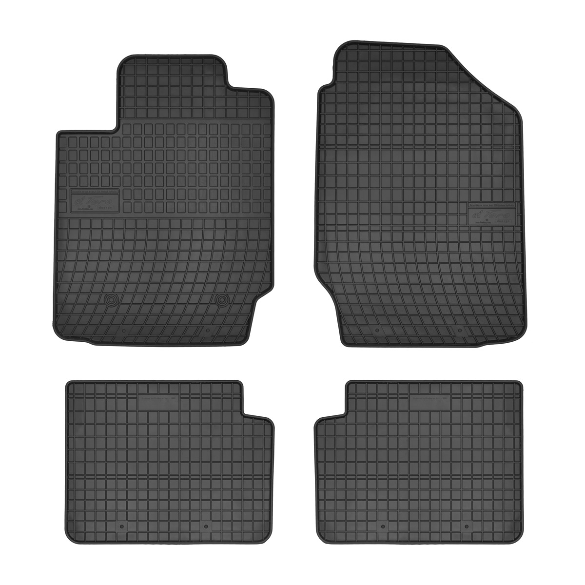 Rubber car mats for Toyota Corolla 2002-2007 4pcs Frogum