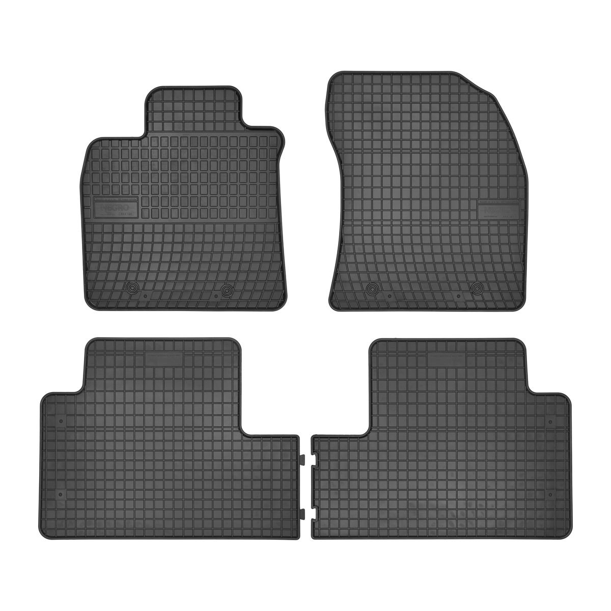 Rubber car mats for Toyota Avensis 2009-2018 4pcs Frogum