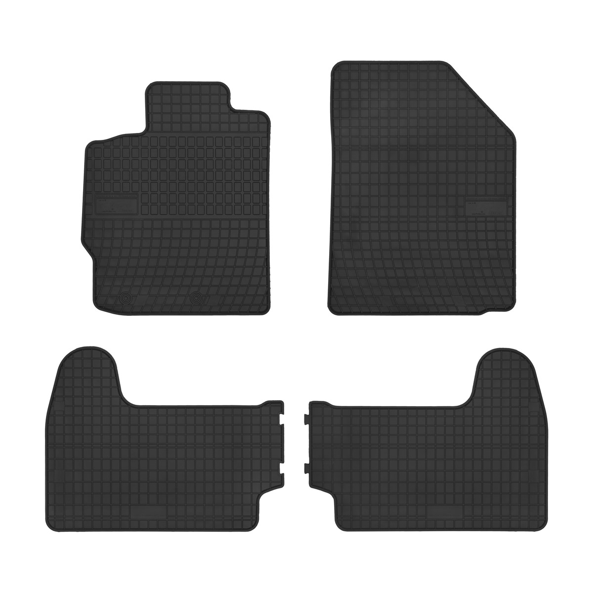 Rubber car mats for Toyota Yaris 2005-2011 4pcs Frogum