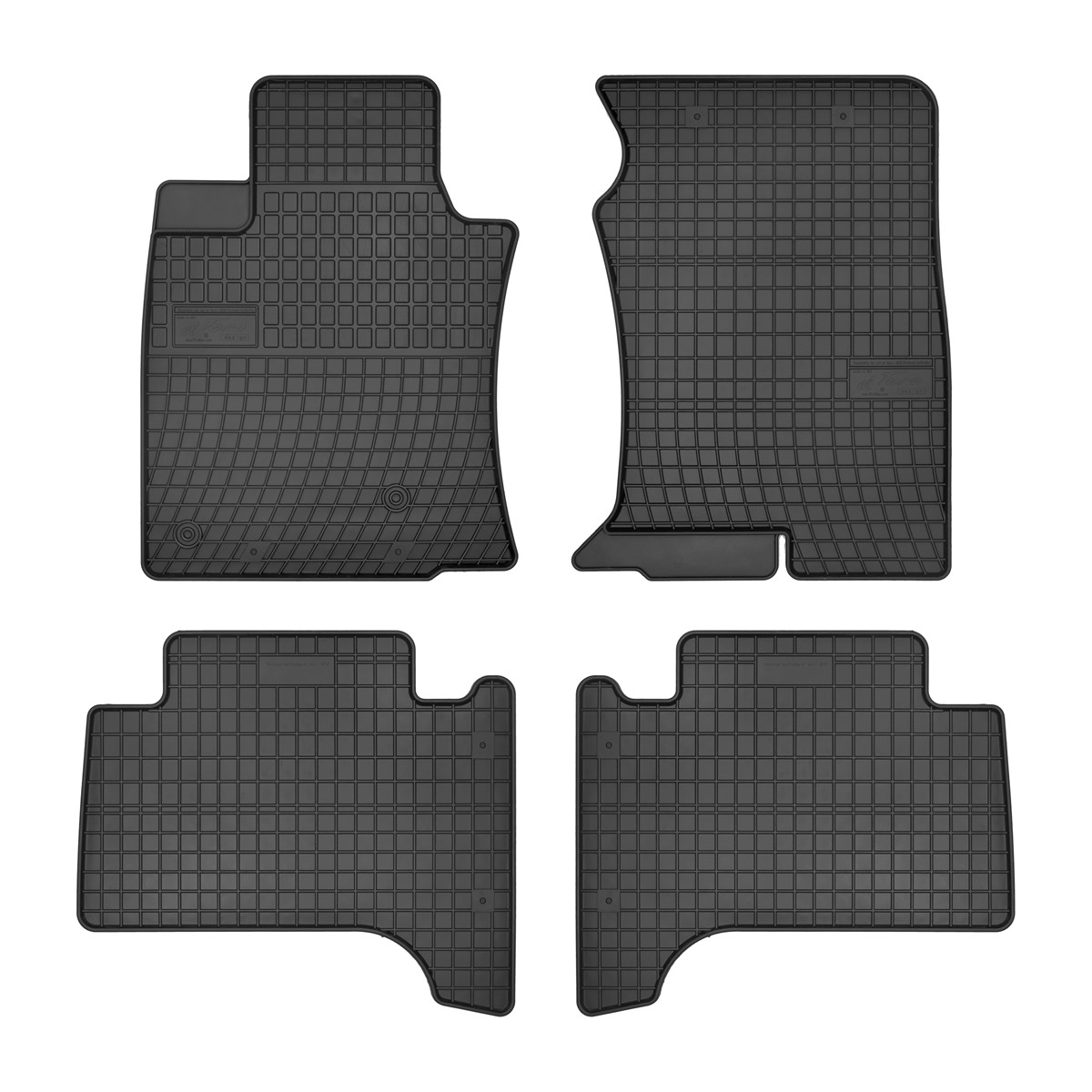 Rubber car mats for Toyota Landcruiser 2002-2009 - Landcruiser 2009-> 4pcs Frogum