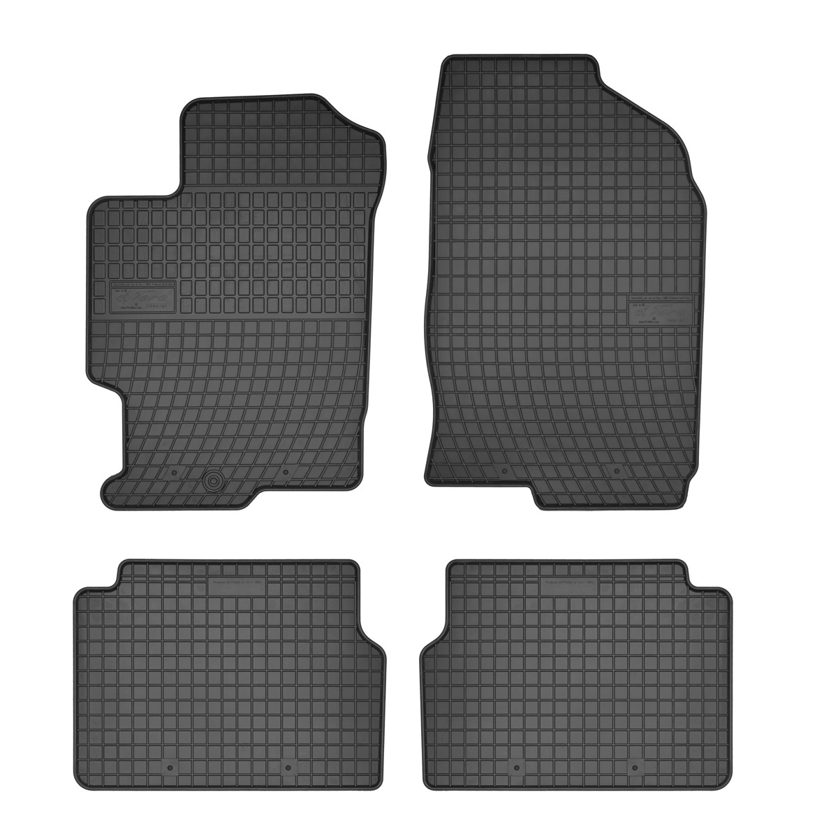 Rubber car mats for Mazda 6 2002-2007 4pcs Frogum