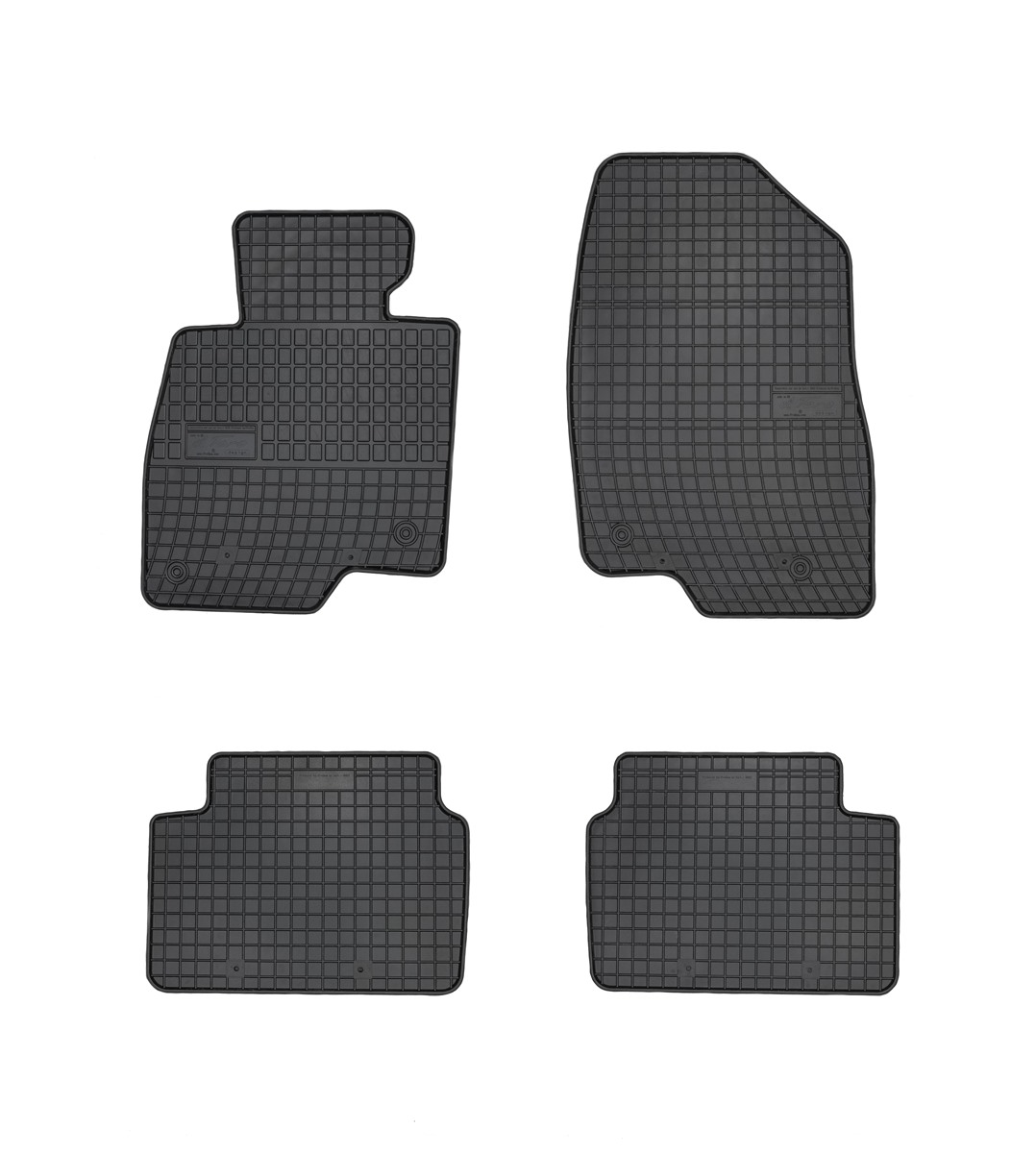 Rubber car mats for Mazda 3 2013-2019 4pcs Frogum