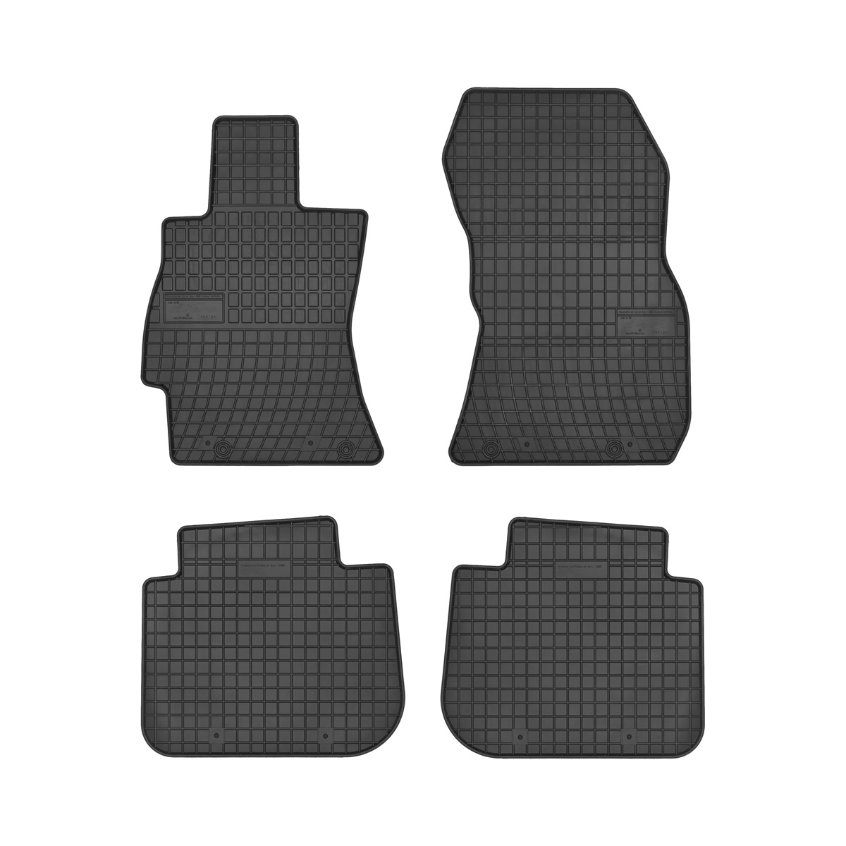 Rubber car mats for Subaru Forester 2013-2019 - Legacy 2009-2014 - Outback 2009-2014 4pcs Frogum