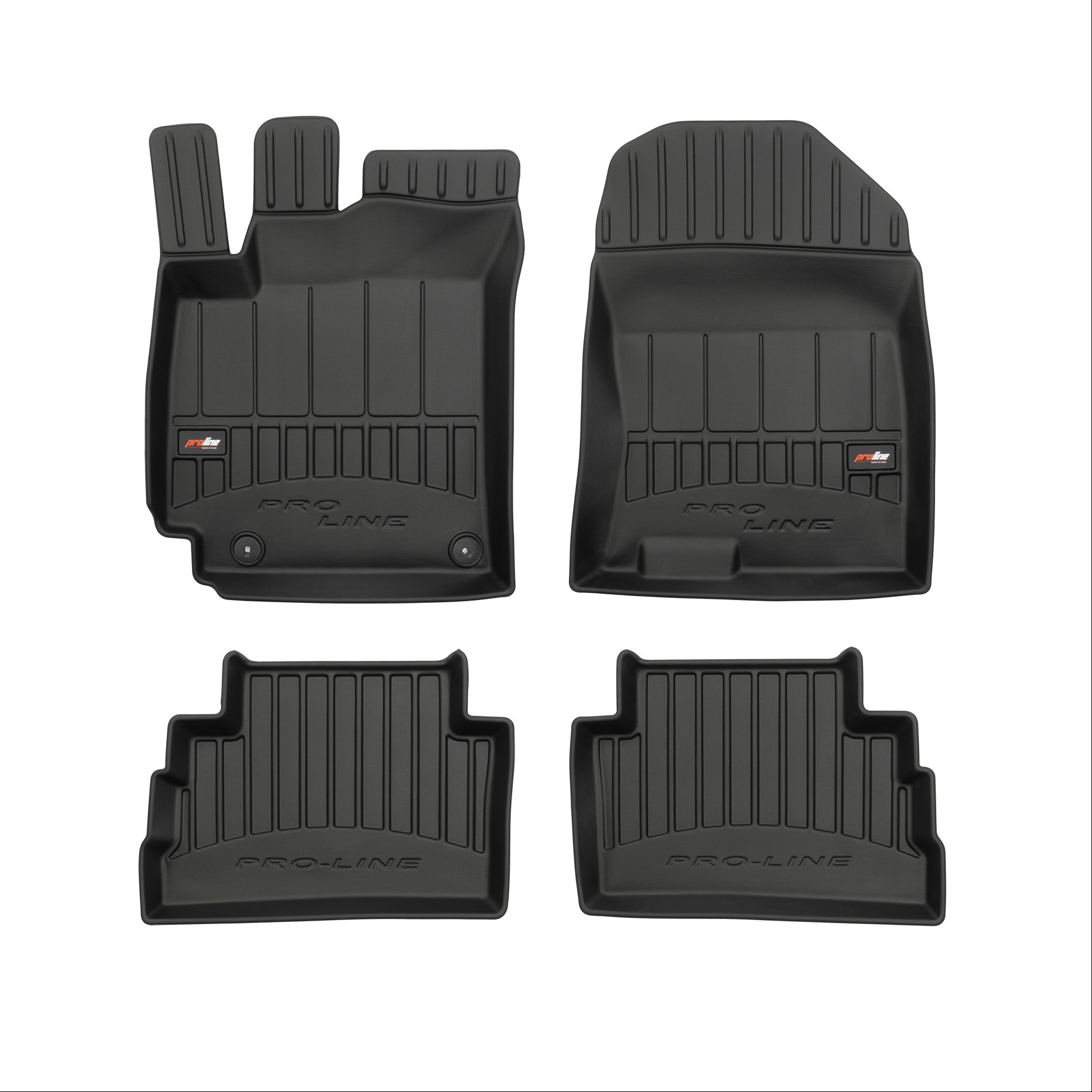 Car mats ProLine Hyundai Kona 2017-> 4pcs Frogum