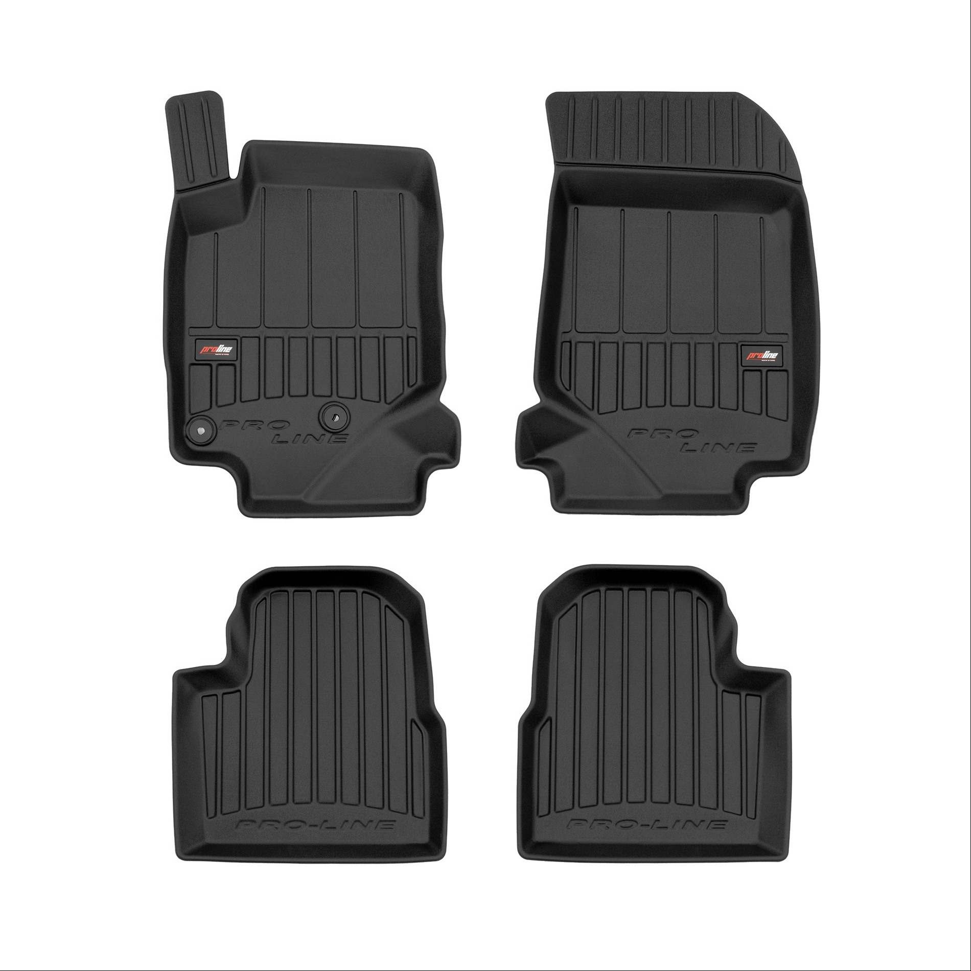 Car mats ProLine Citroen C4 2020-> - Peugeot 2008 2019->  4pcs Frogum