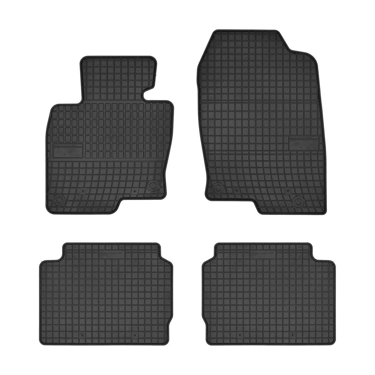 Rubber car mats for Mazda CX5 2017-> 4pcs Frogum