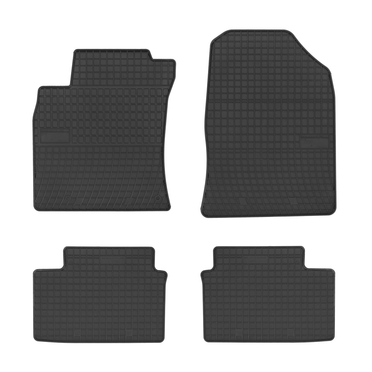 Rubber car mats for Kia Ceed 2018-> 4pcs Frogum