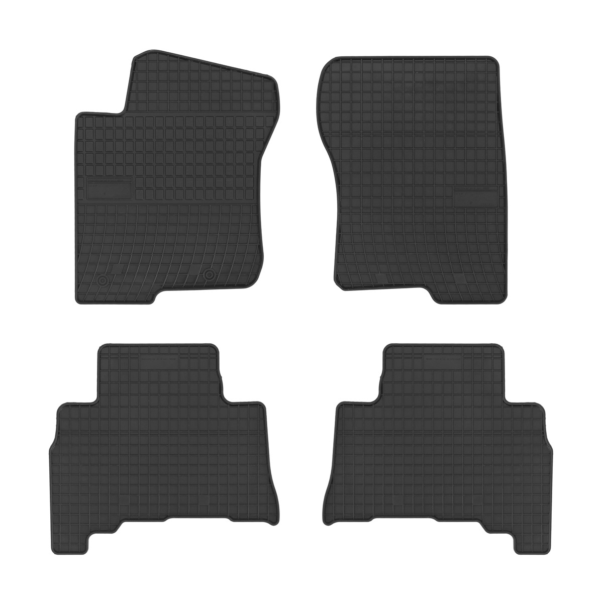 Rubber car mats for Toyota LandCruiser 2017-> 4pcs Frogum