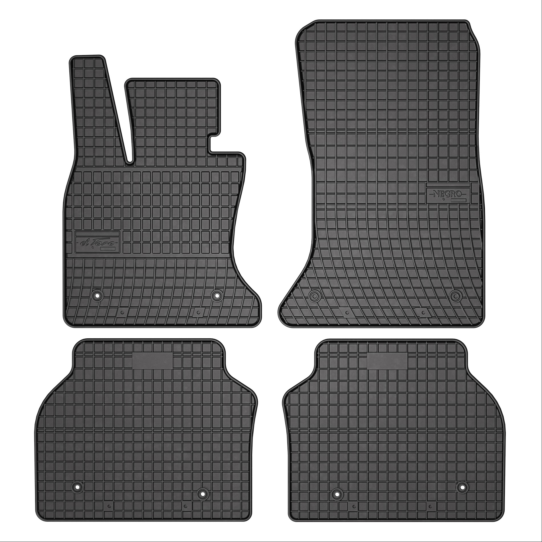 Rubber car mats for BMW 5GT F07 2008-2017 4pcs Frogum