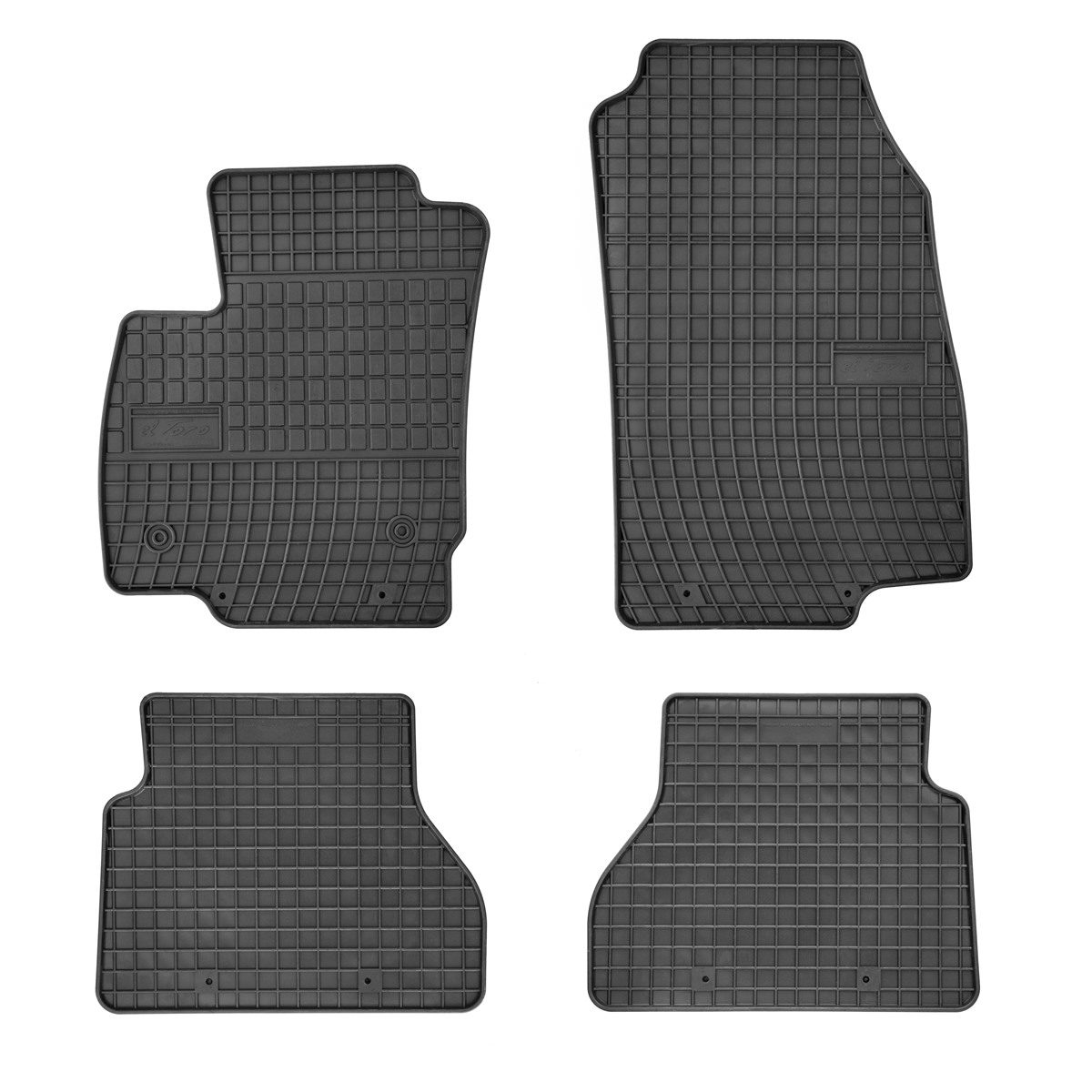 Rubber car mats for Ford B-Max 2012-2017 4pcs Frogum