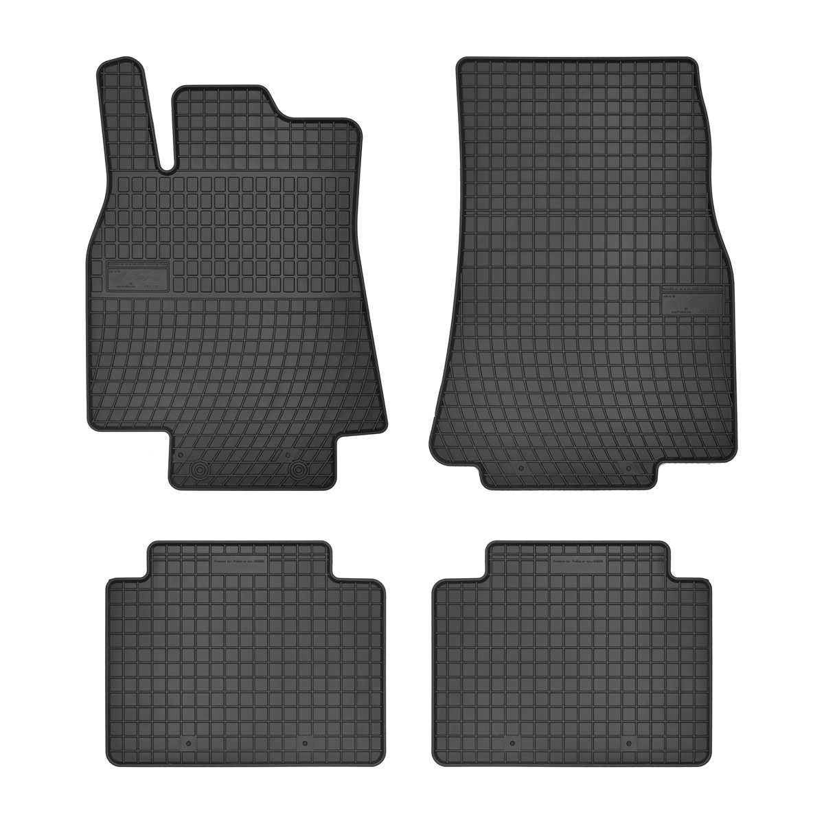 Rubber car mats for Mercedes B Classe 2005-2011 4pcs Frogum