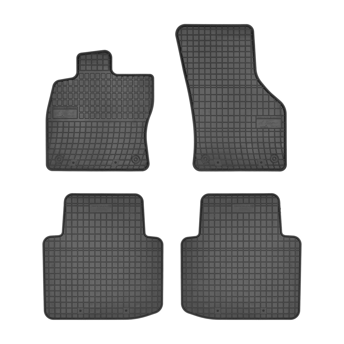 Rubber car mats for Skoda Superb 2015-> 4pcs Frogum