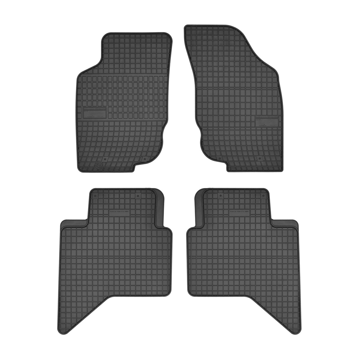 Rubber car mats for Toyota Hi-Lux 2005-2015 4D 4pcs Frogum