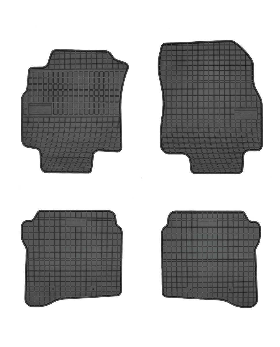 Rubber car mats for Nissan Primera 2001-2007 4pcs Frogum