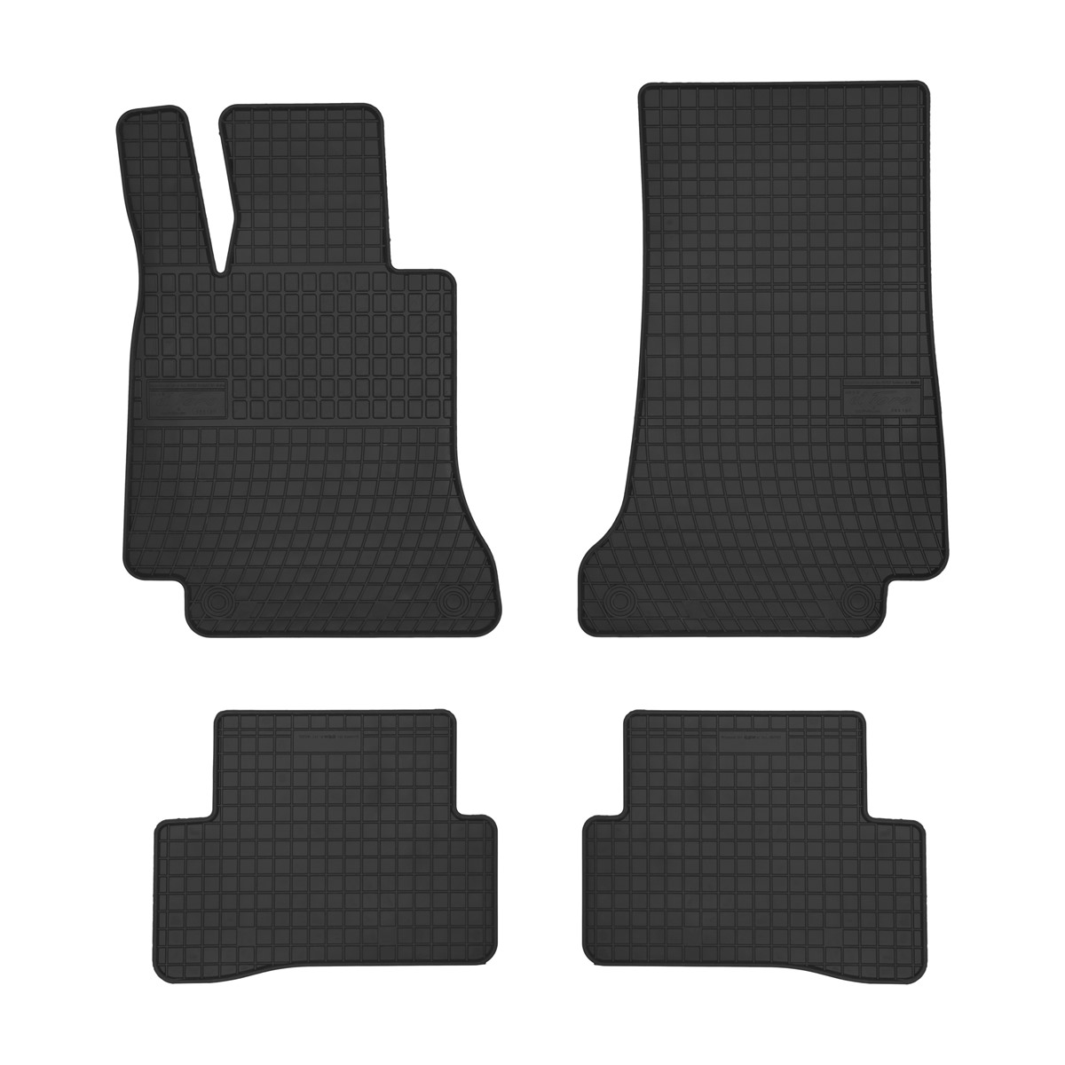 Rubber car mats for Mercedes W205 2014-2021 4pcs Frogum