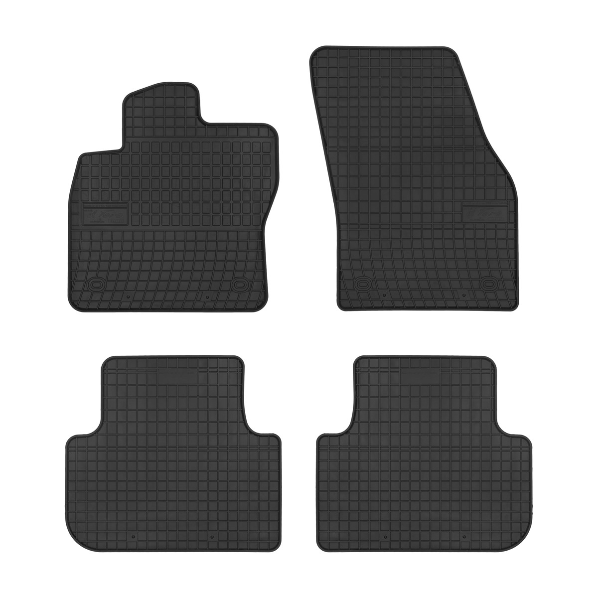 Rubber car mats for VW Tiguan 2016-> 4pcs Frogum