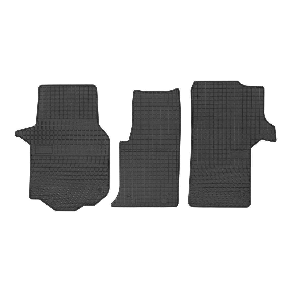 Rubber car mats for VW Crafter 2017-> - Man TGE 2017-> 2pcs Frogum