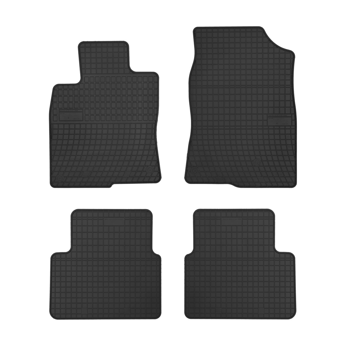 Rubber car mats for Honda Civic 2017-> HB 4pcs Frogum