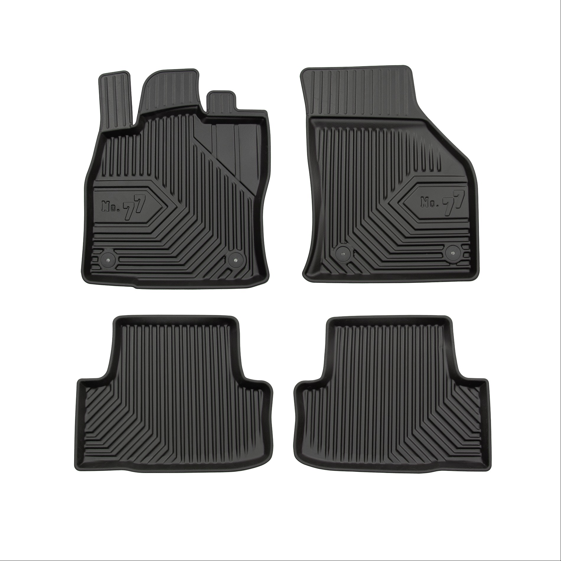 Car mats No77 for Skoda Karoq 2017-> 4pcs Frogum