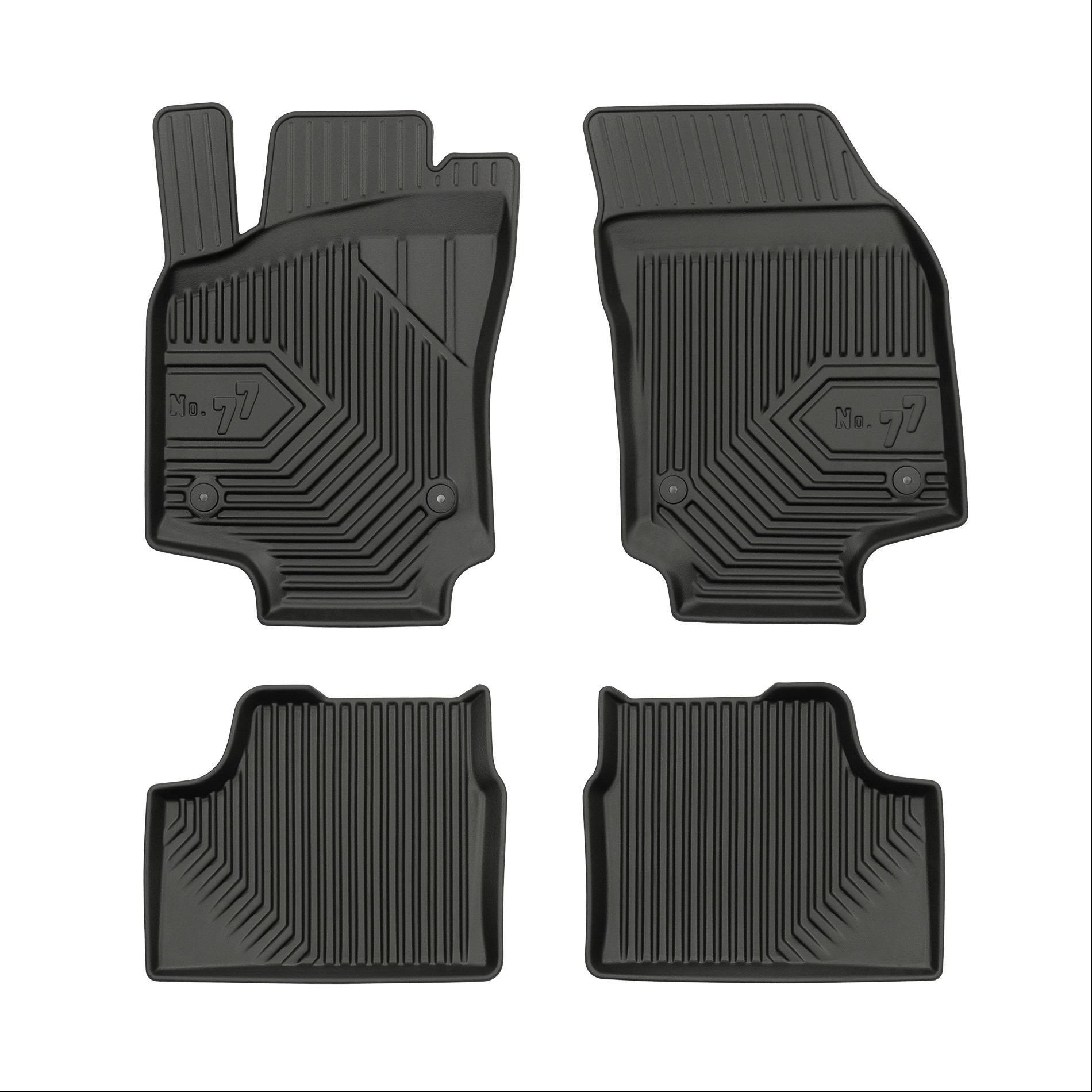 Car mats No77 for Opel Astra H 2004-2009 4pcs Frogum