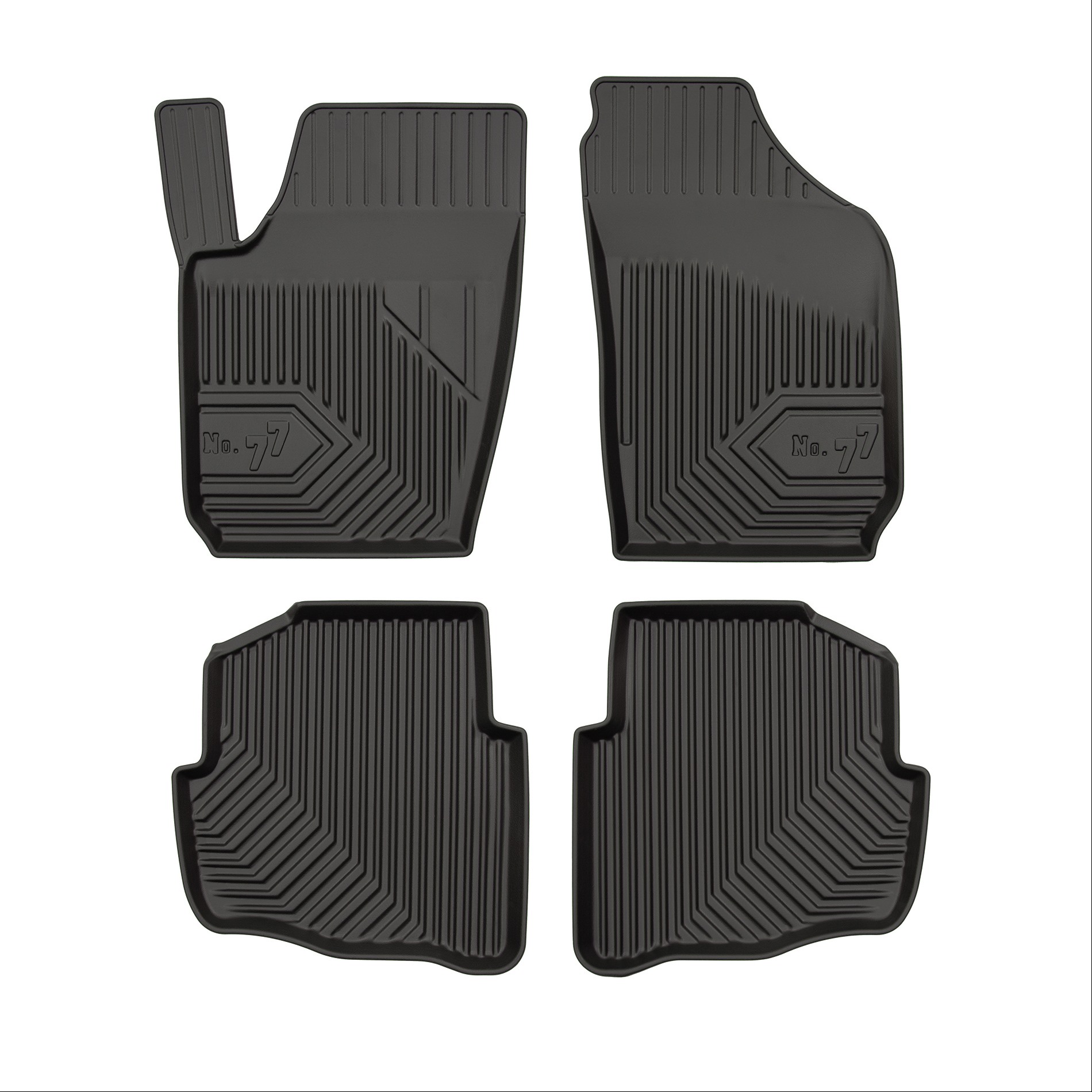 Car mats No77 for Skoda Fabia 1999-2007 4pcs Frogum