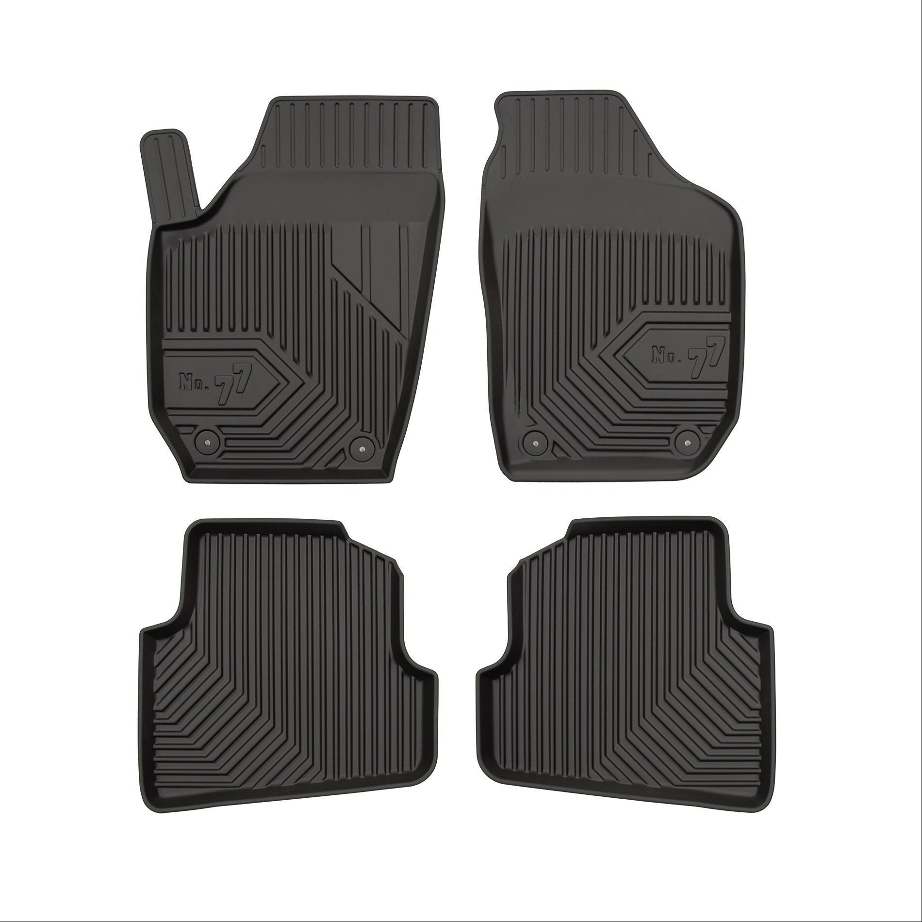 Car mats No77 for Seat Corboba 2002-2009 Skoda Fabia 2007-2014 4pcs Frogum