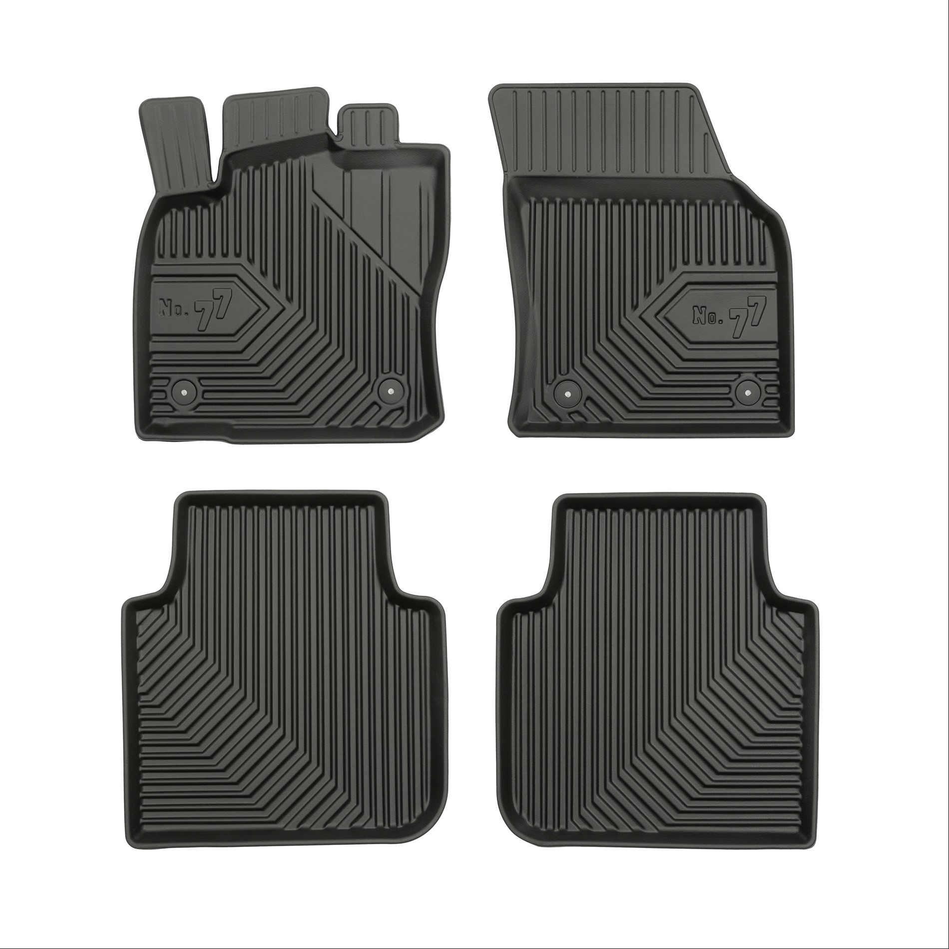 Car mats No77 for Seat Tarraco 2018-> Skoda Kodiaq 2016-> 4pcs Frogum