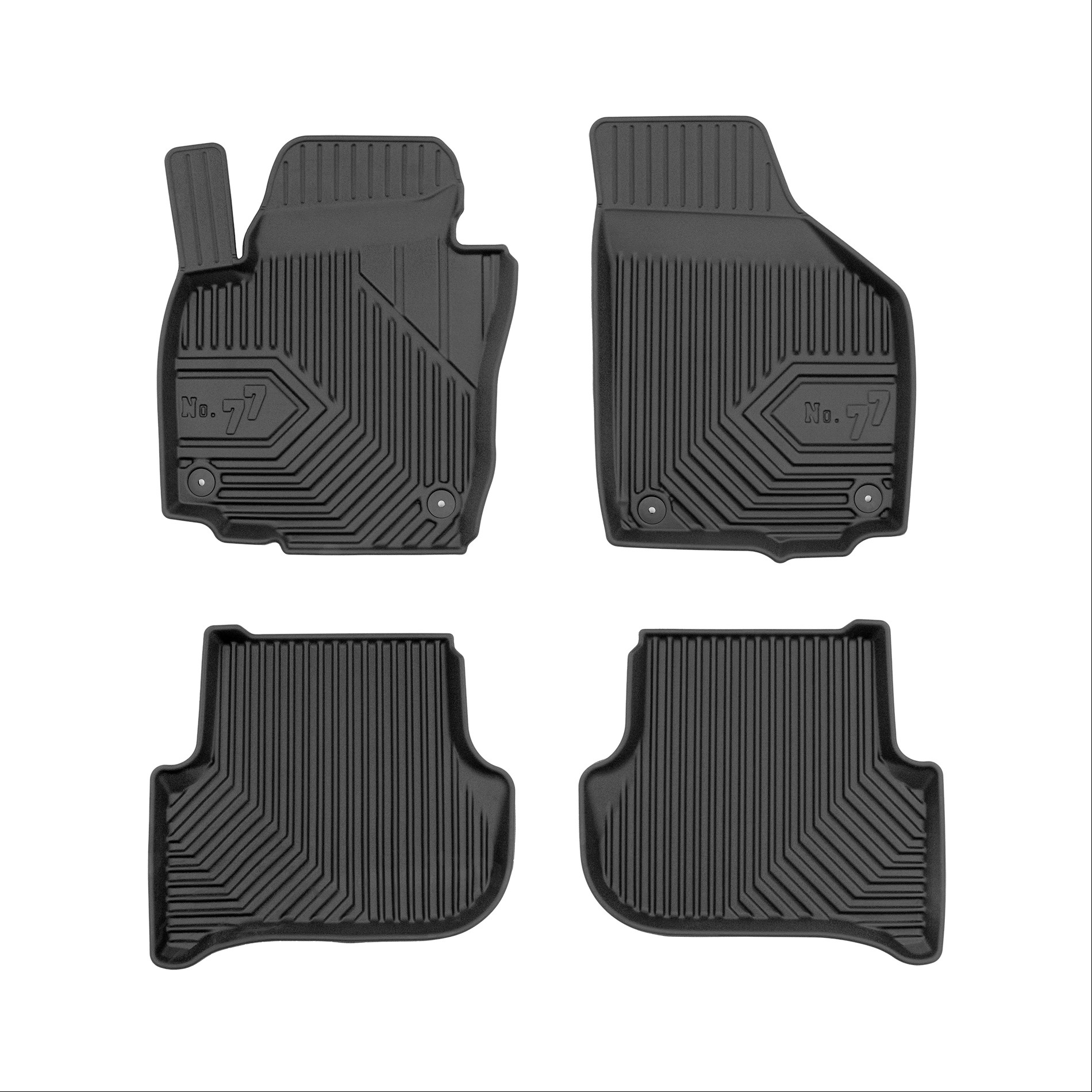 Car mats No77 for Skoda Yeti 2009-2018 4pcs Frogum