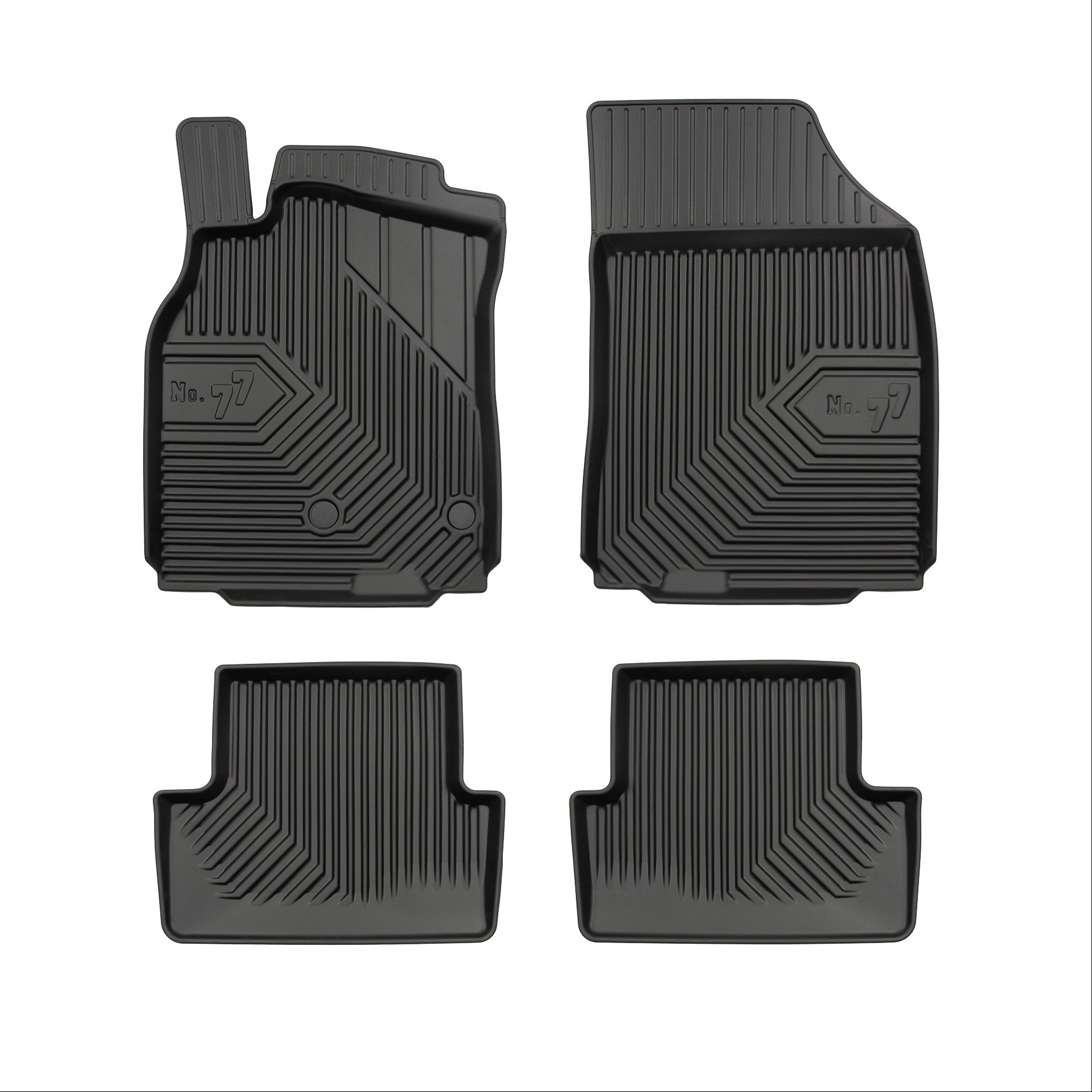 Car mats No77 for Renault Megane 2009-2016 4pcs Frogum