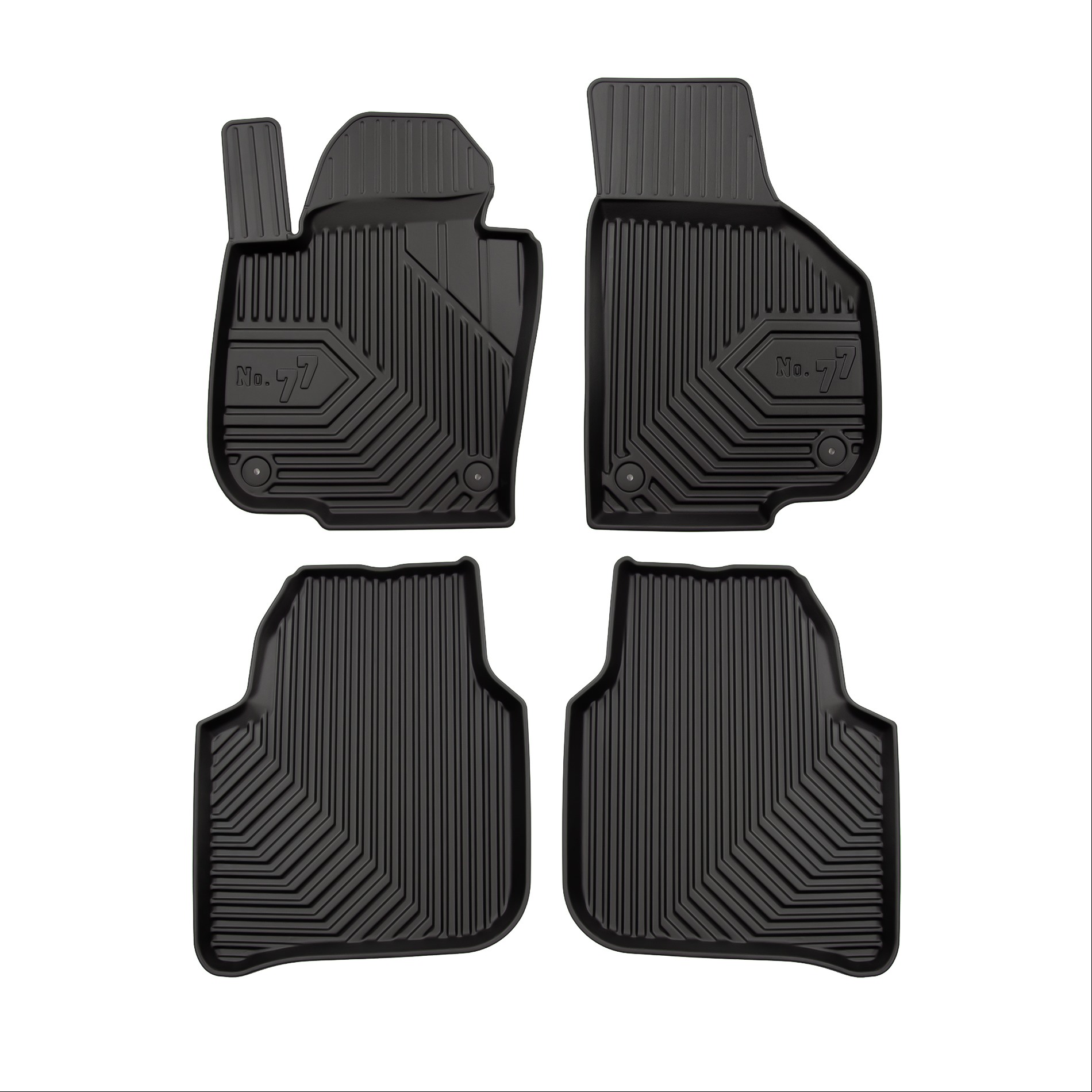 Car mats No77 for Skoda Superb 2008-2015 4pcs Frogum