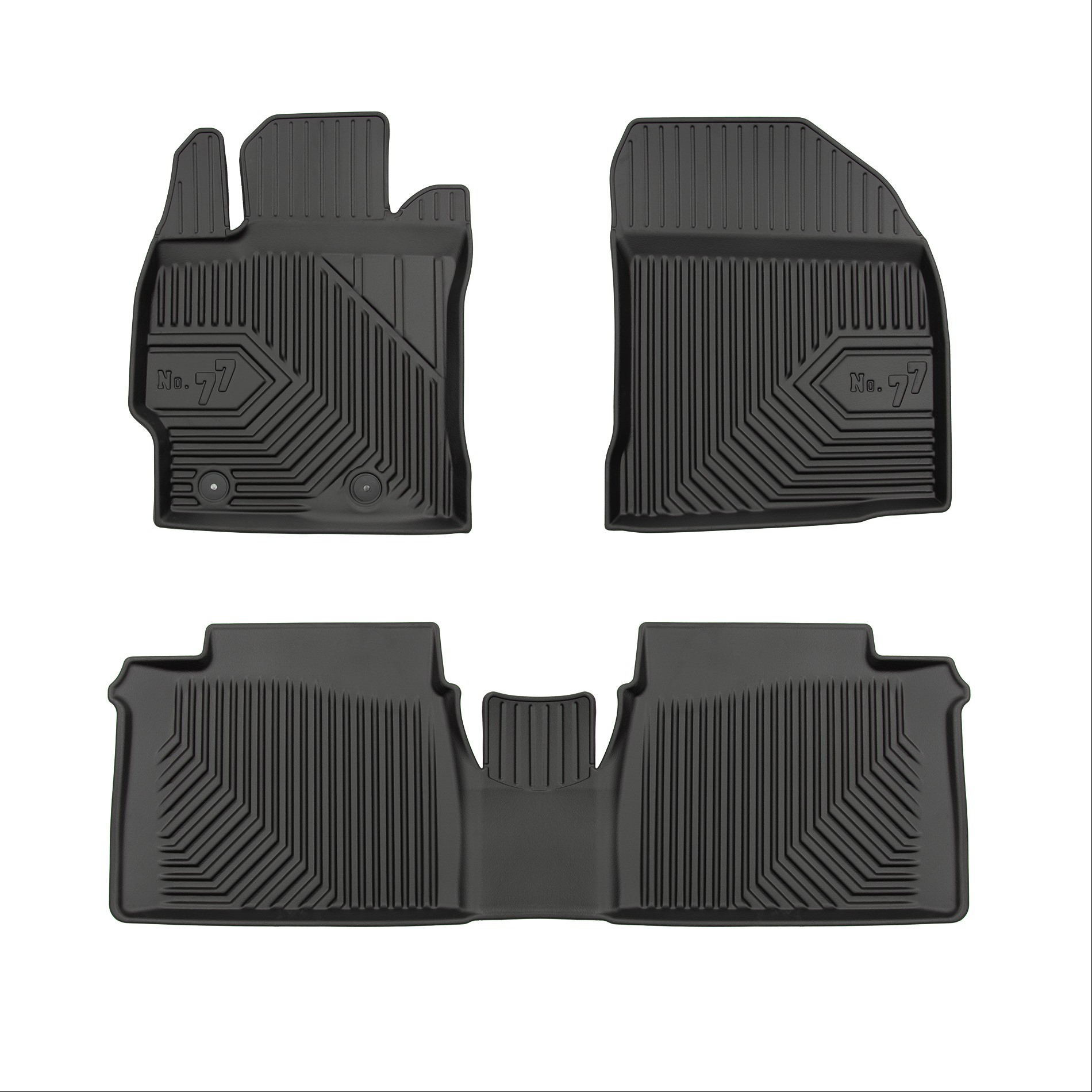 Car mats No77 for Toyota Corolla 2013-2019 3pcs Frogum