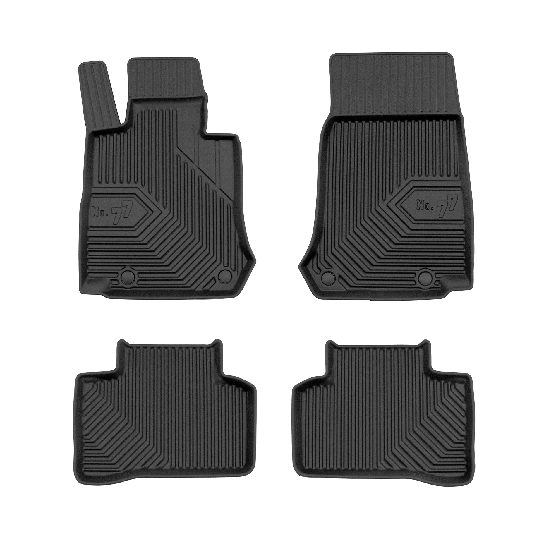 Car mats No77 for Mercedes GLC Class C253/X253 2015-> 4pcs Frogum