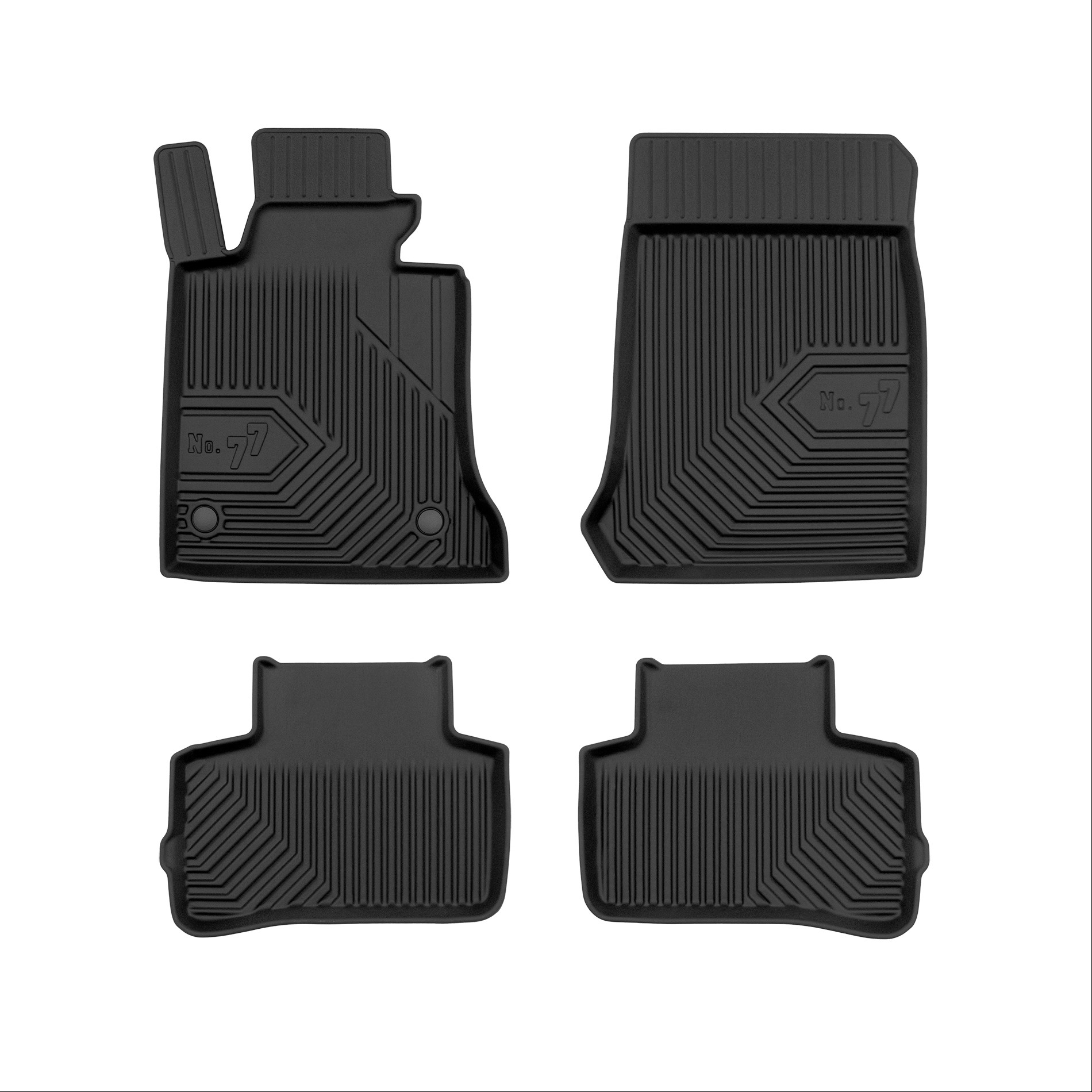 Car mats No77 for Mercedes GLK Class X204 2008-2015 4pcs Frogum