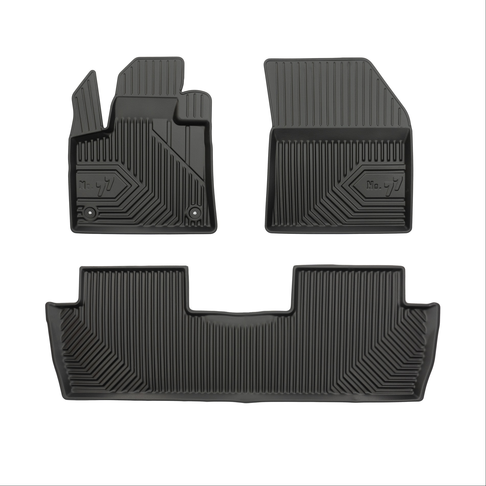 Car mats No77 for Peugeot 5008 2017-> 4pcs Frogum