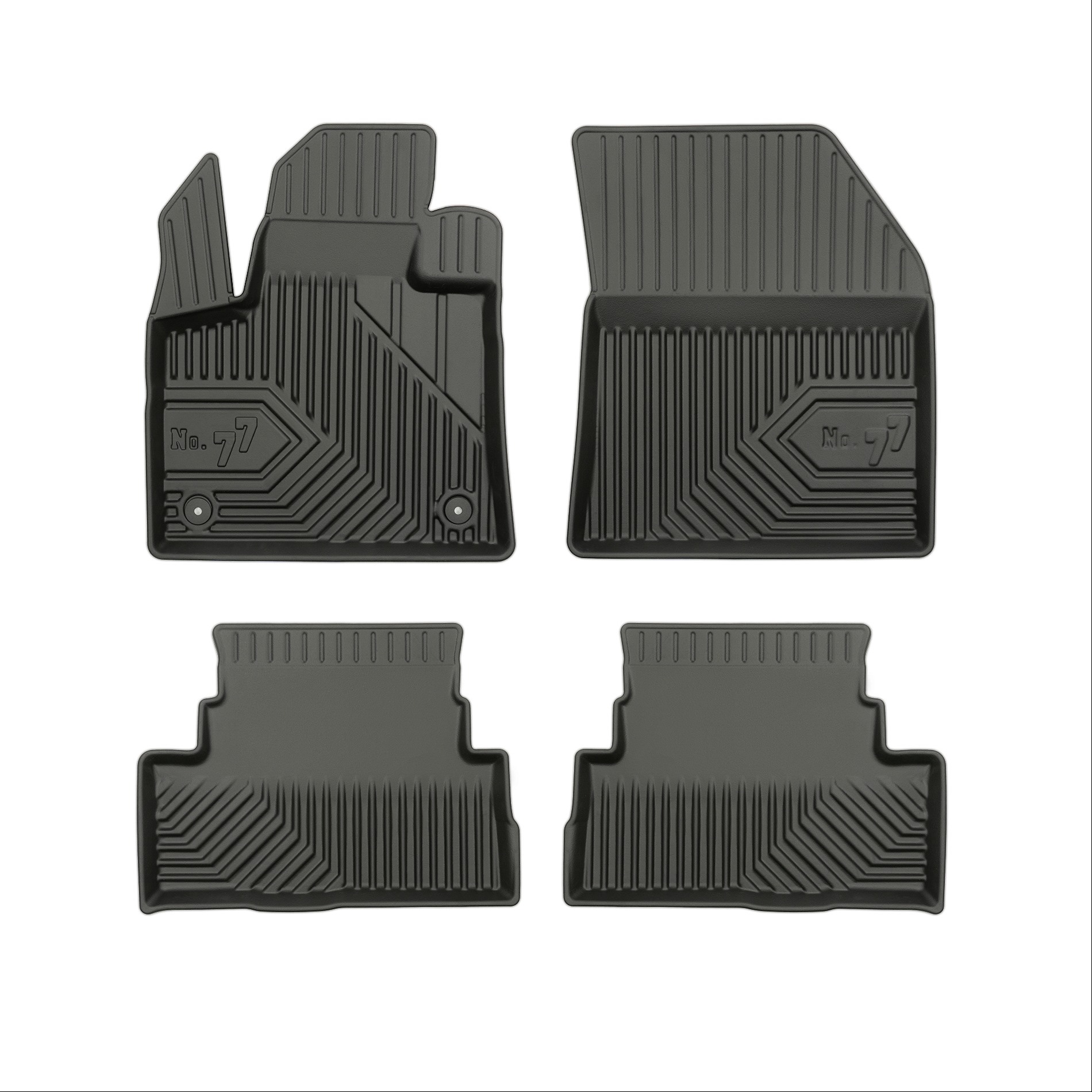 Car mats No77 for Opel Grandland X 2017-> 4pcs Frogum