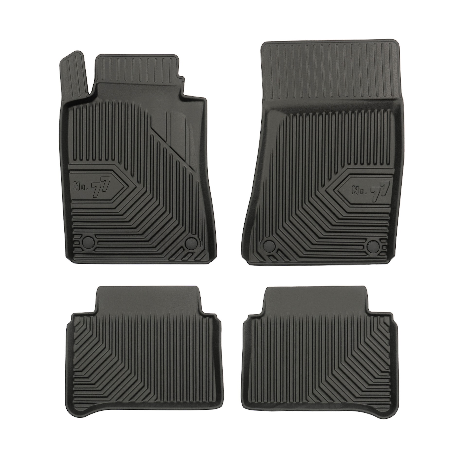 Car mats No77 for Mercedes CLS Class C219 (no 4Matic) 2004-2010 E Class W211 2002-2009 4pcs Frogum